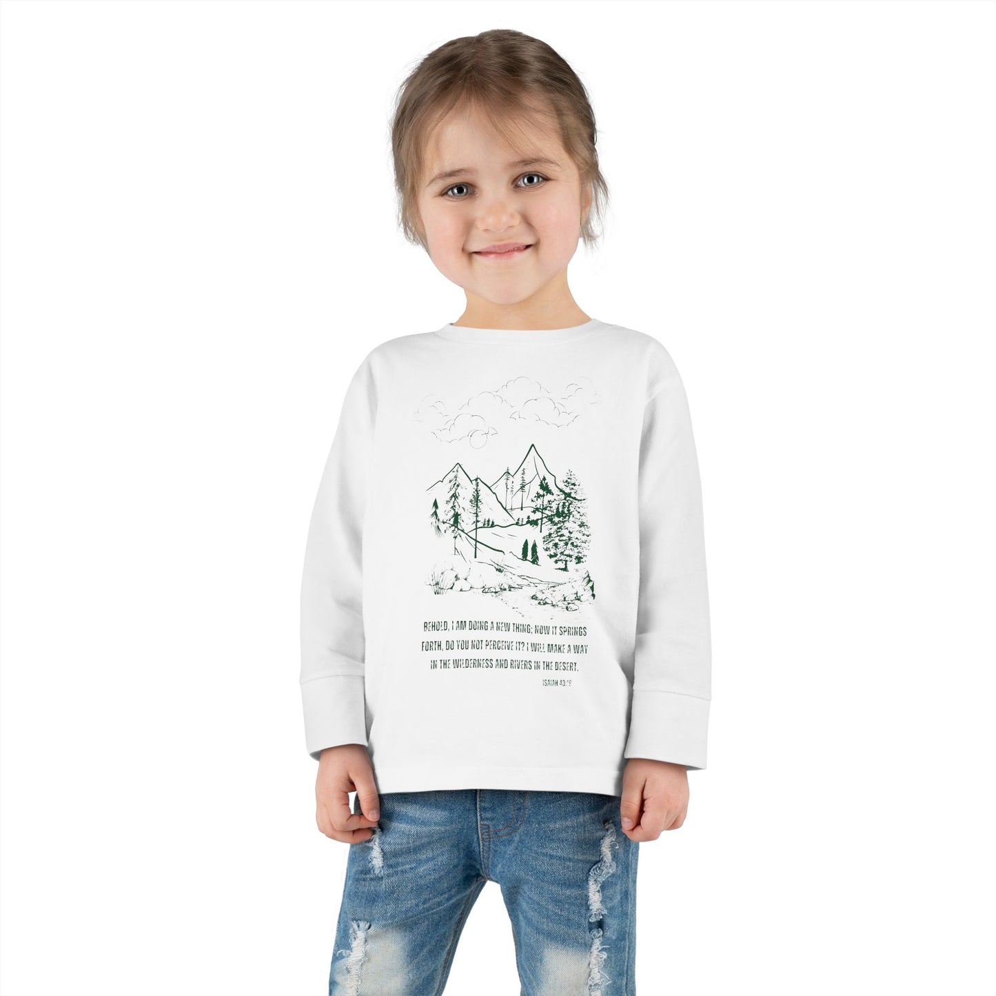 A New Thing Isaiah 43:19 Toddler Long Sleeve Tee