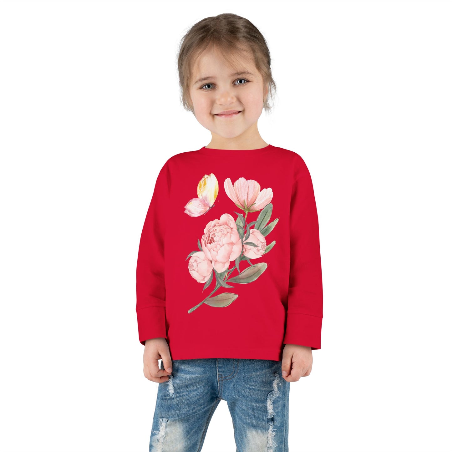 Magnolia bloom Toddler Long Sleeve Tee