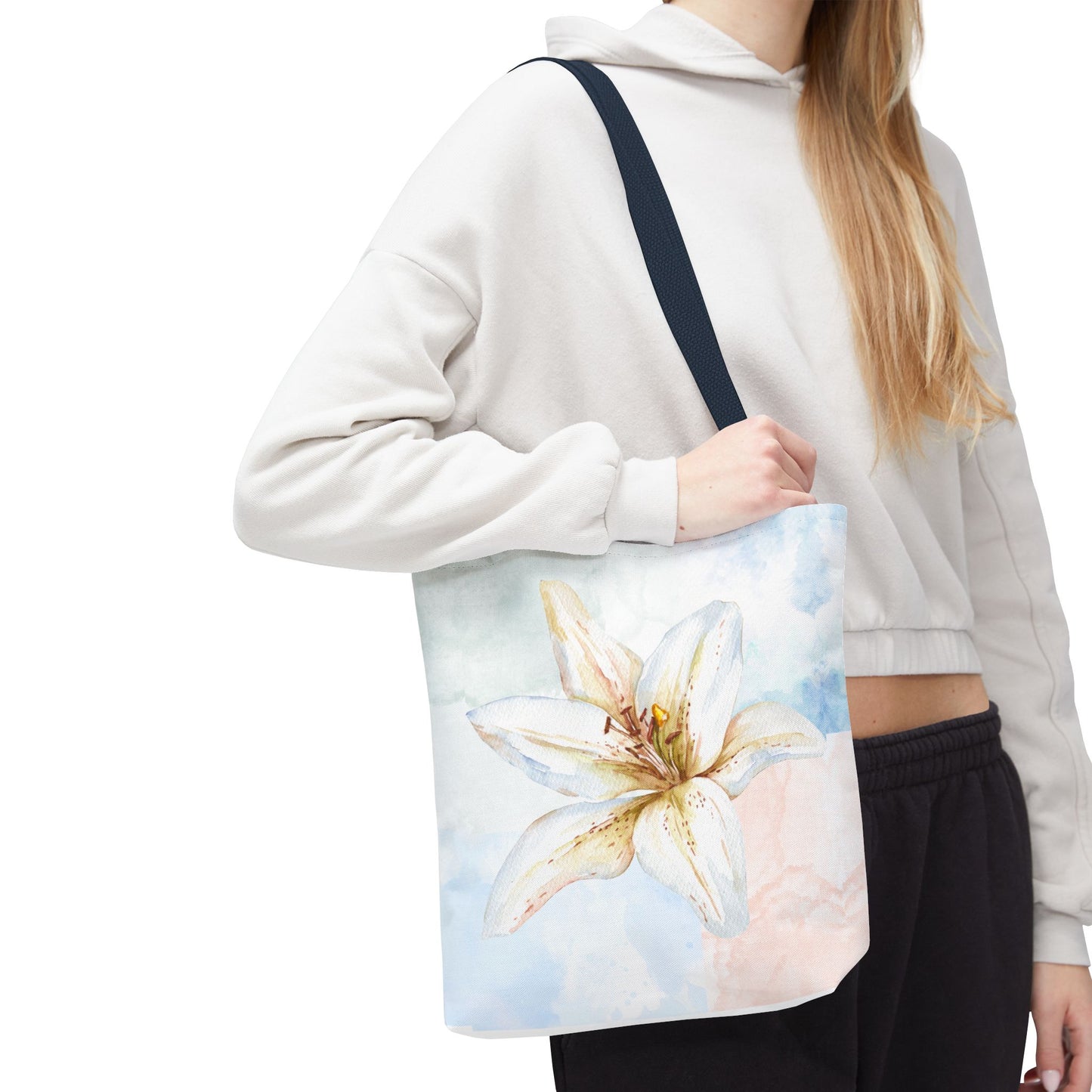 White Lily Tote Bag
