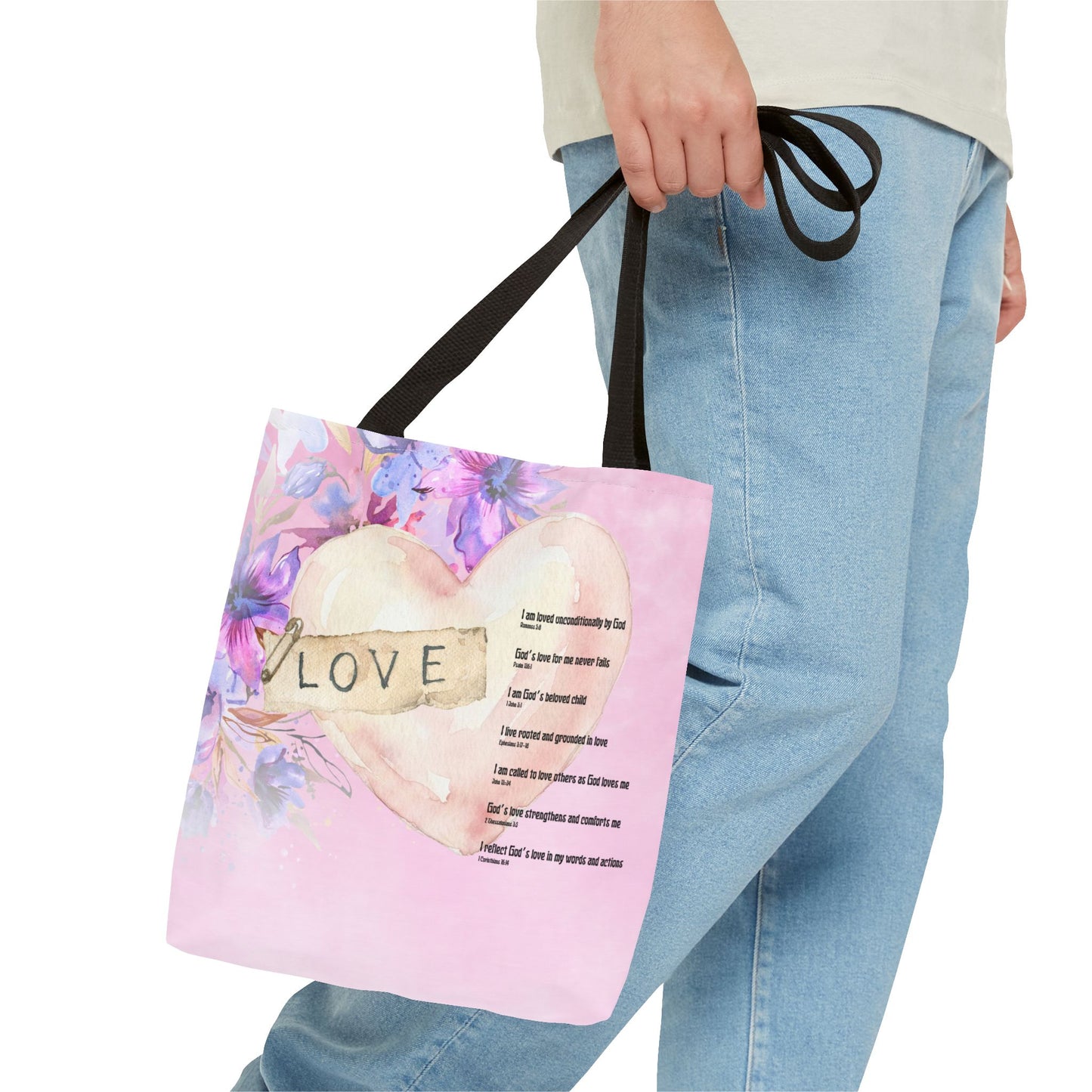 Love Affirmations Tote Bag