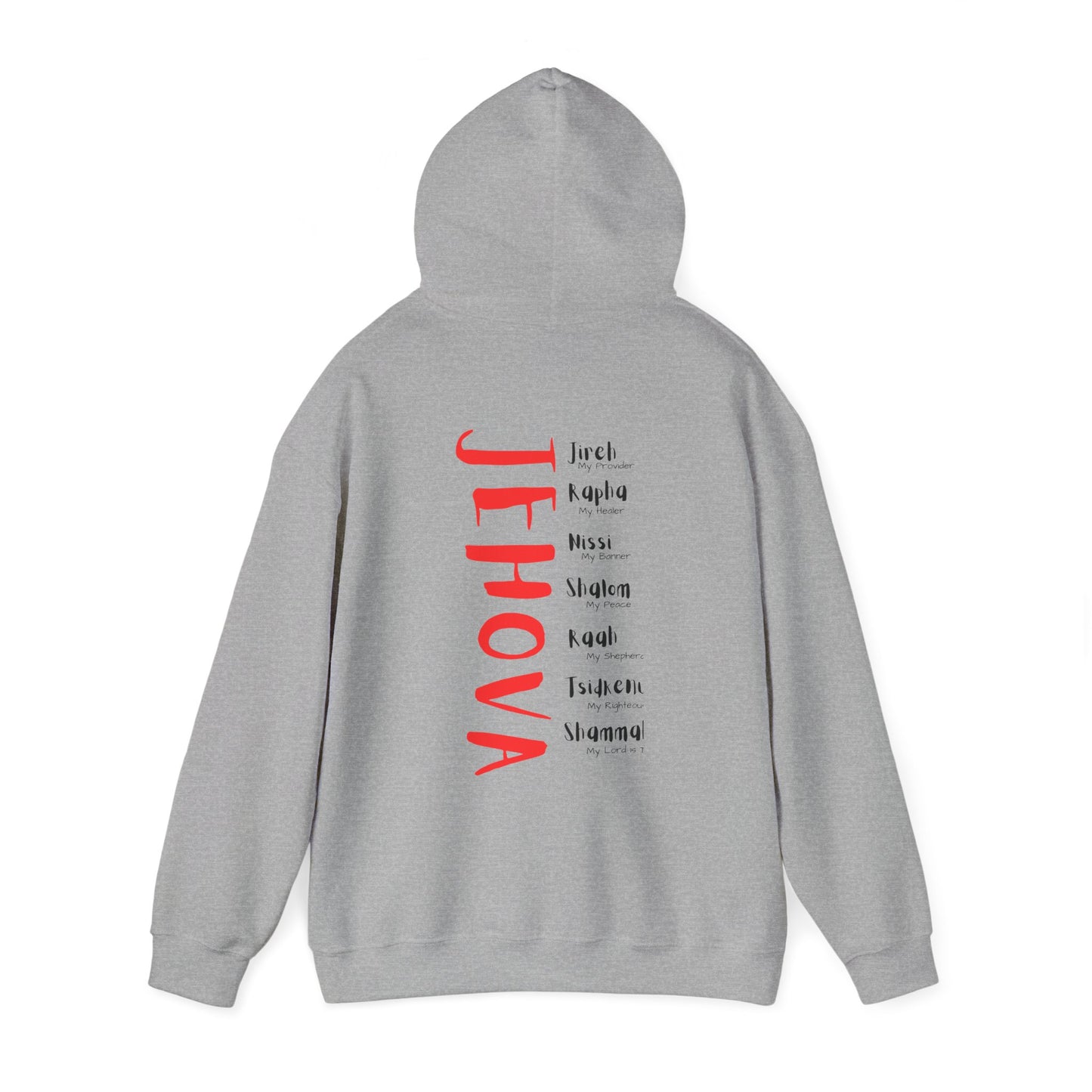 Jehovah Hooded Sweatshirt - Comfort and Spirituality