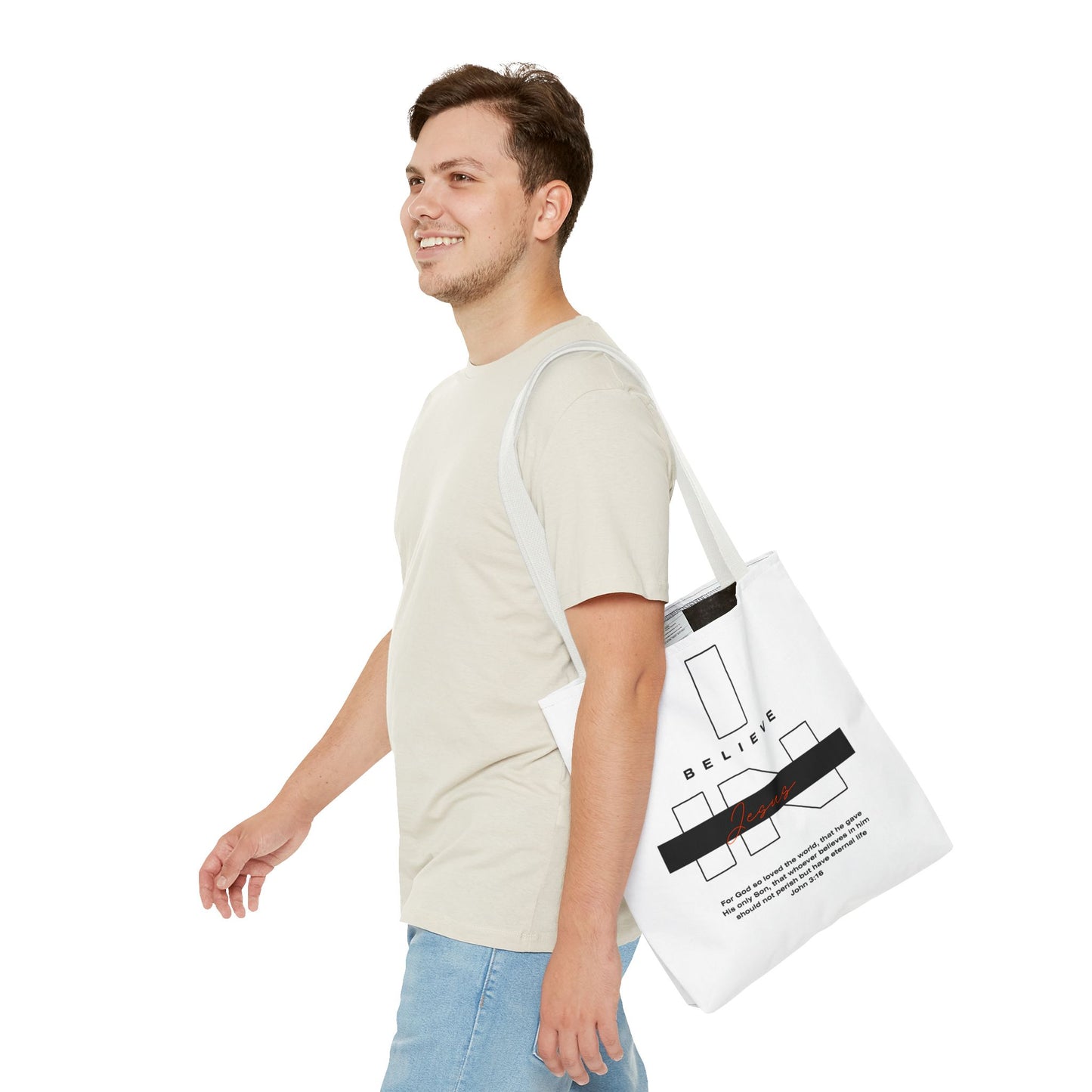 I Believe in Jesus Tote Bag