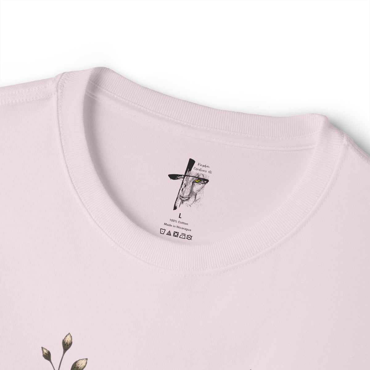Grow in Grace Floral Cross Tee