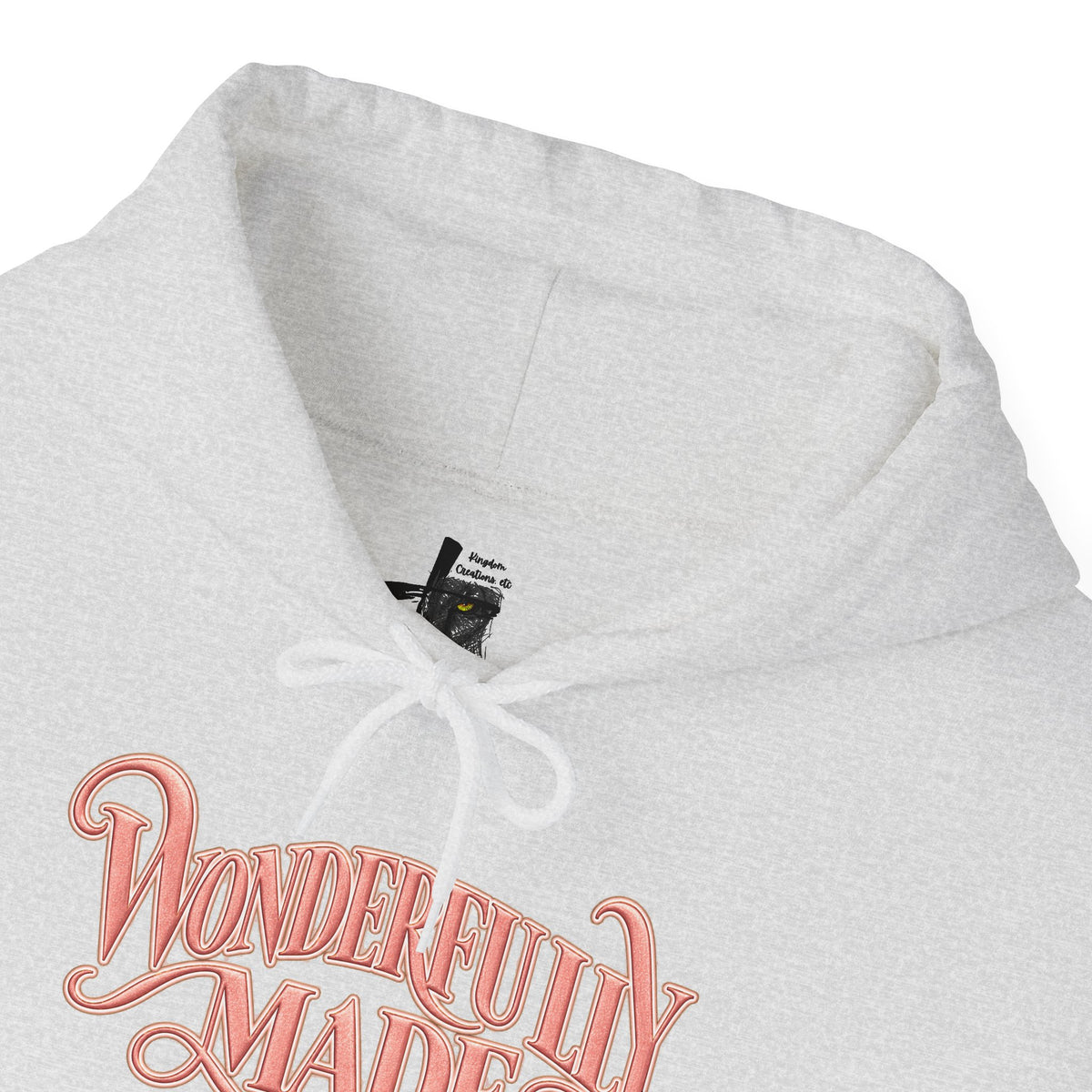 Wonderfully Made Hoodie — Floral Pearl Backprint Hooded Sweatshirt