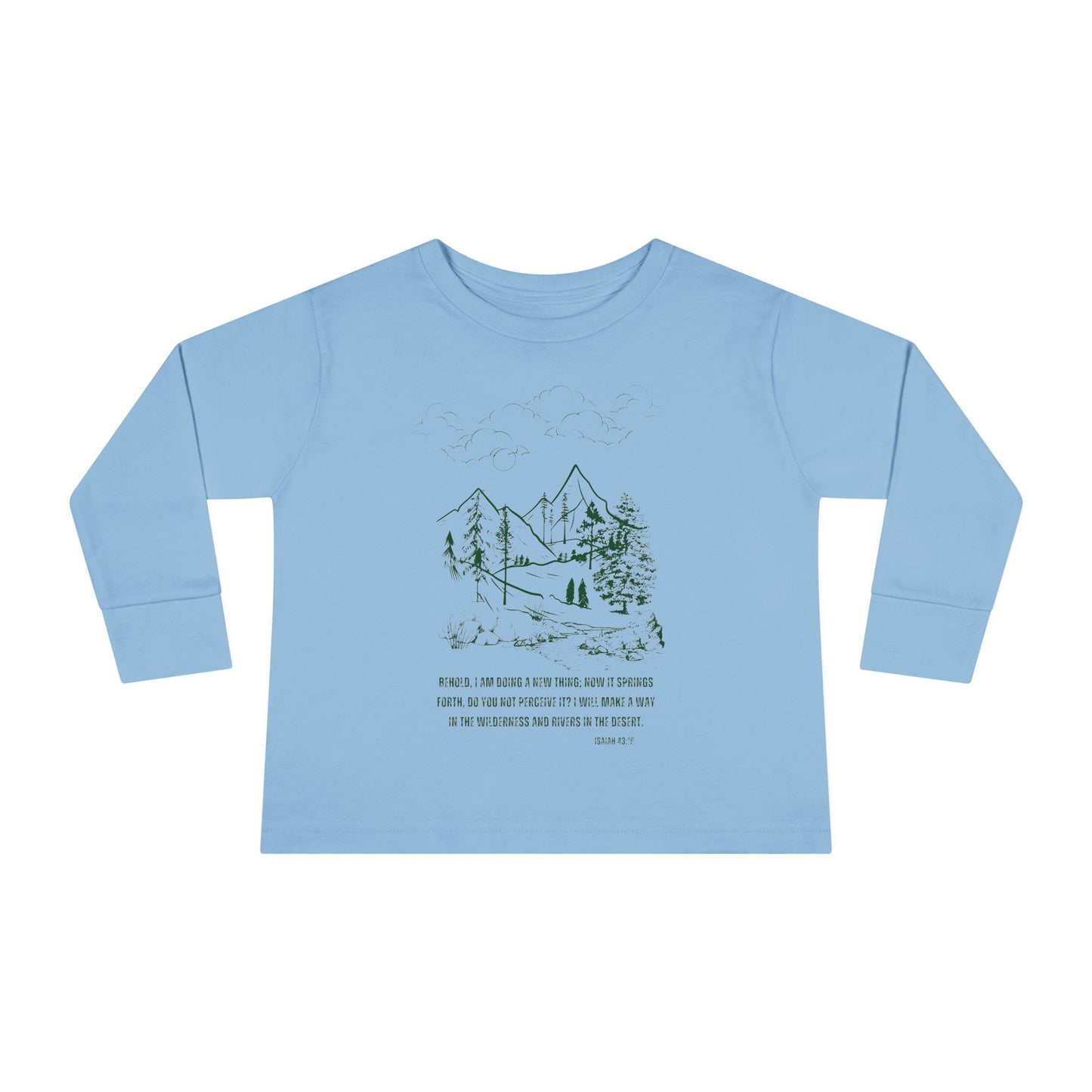 A New Thing Isaiah 43:19 Toddler Long Sleeve Tee
