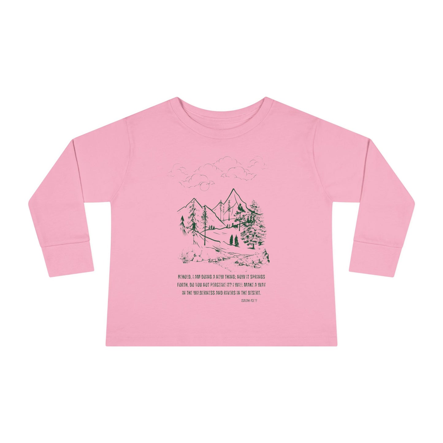 A New Thing Isaiah 43:19 Toddler Long Sleeve Tee