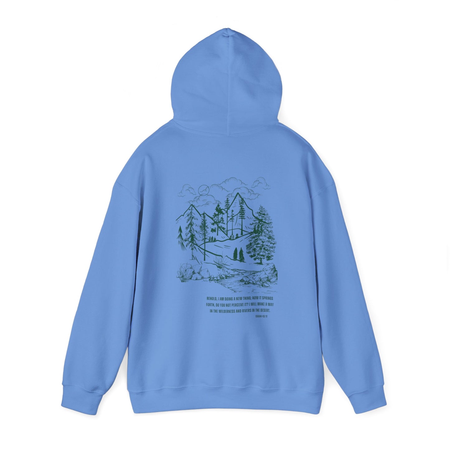 Isiah 43 Hooded Sweatshirt - Outdoor Adventure Vibes