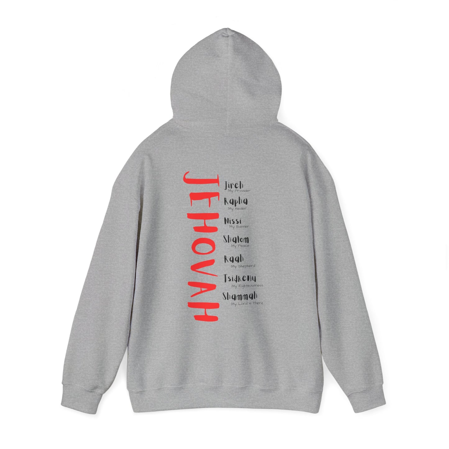 Jehovah Hooded Sweatshirt - Comfort and Spirituality