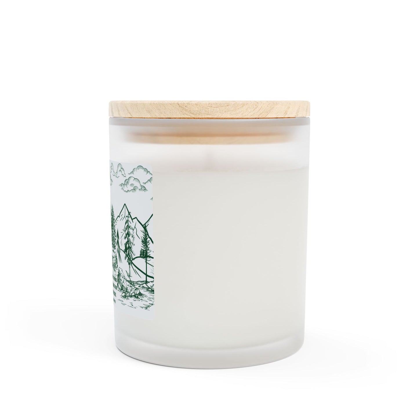 Isaiah 40:31 Frosted Glass Candle, 11oz