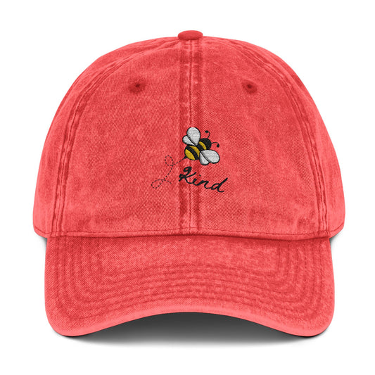 Bee Kind Cap - Embroidered Adjustable Hat for Faith Lovers