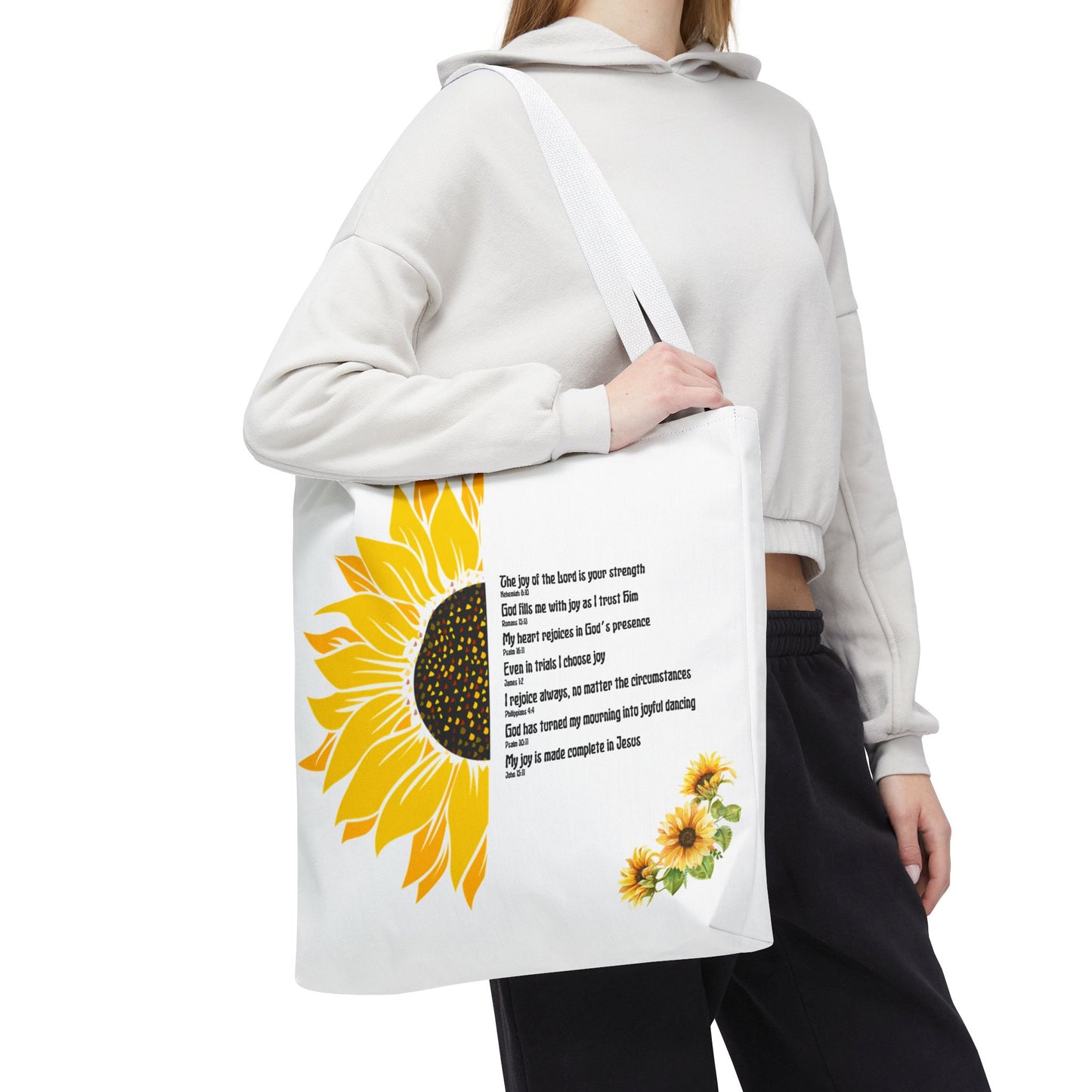 Joy Affirmations Tote Bag