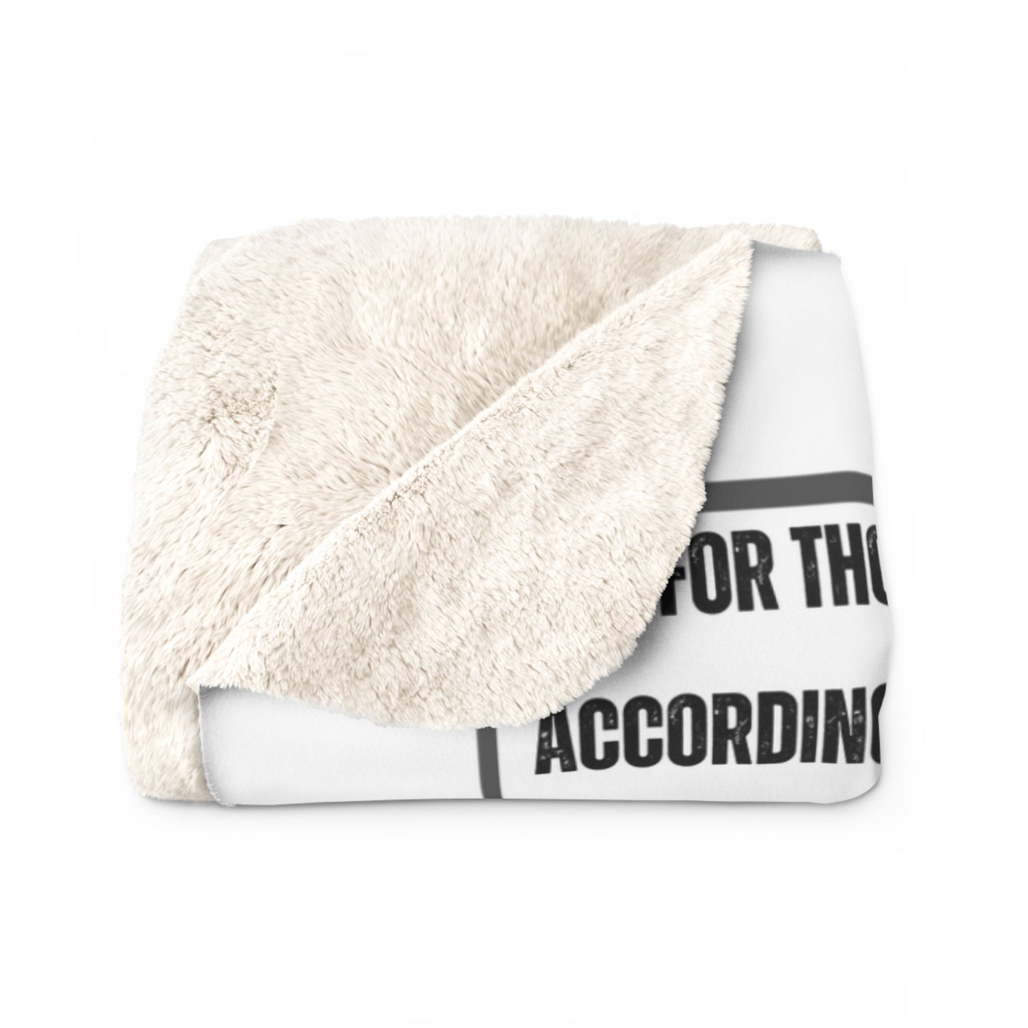 2 Corinthians 10:3-4 Sherpa Fleece Blanket