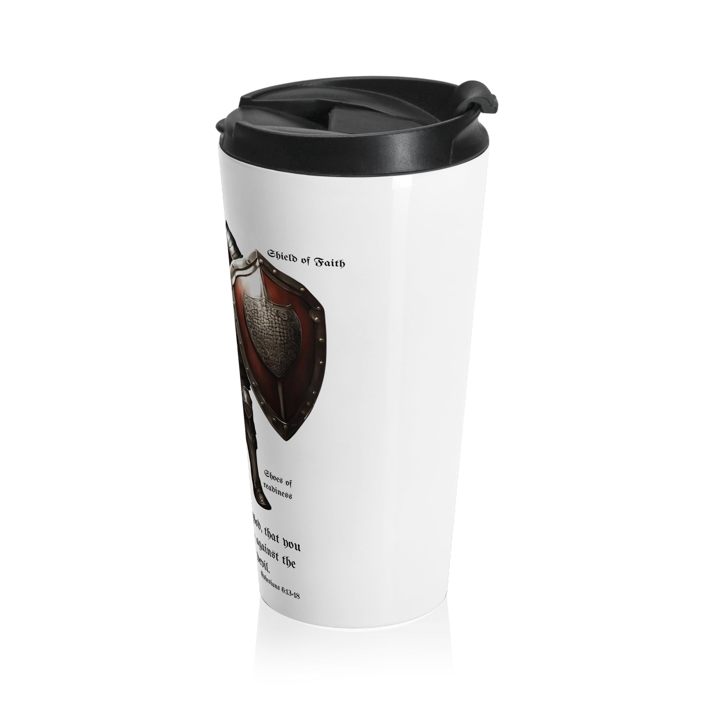 Full Armor of God Stainless Steel Travel Mug