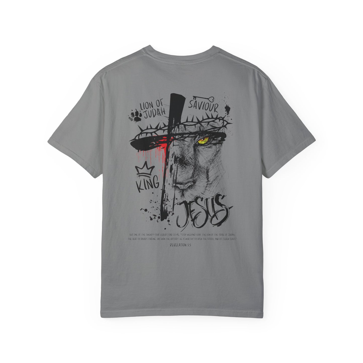 Lion of Judah Rev 5:5 T-shirt - Faith Inspired Streetwear