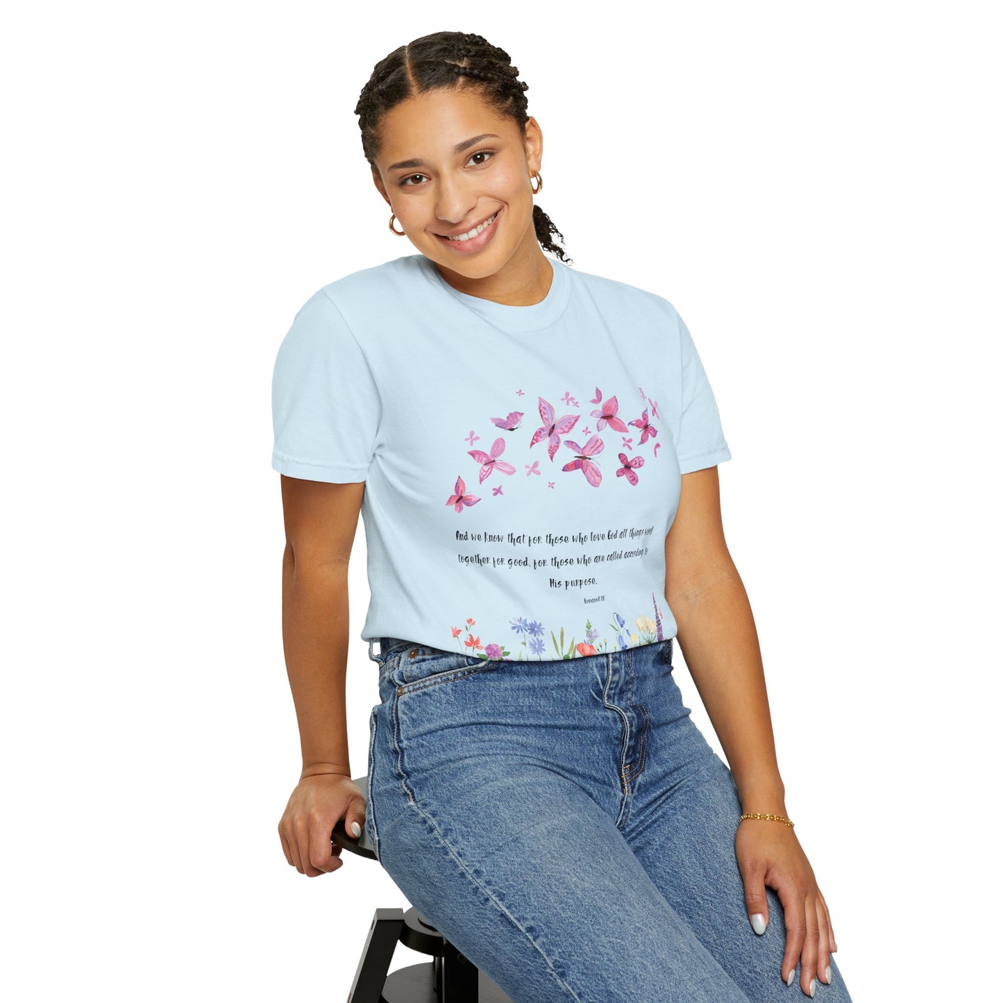 Romans 8:28 with grace T-shirt