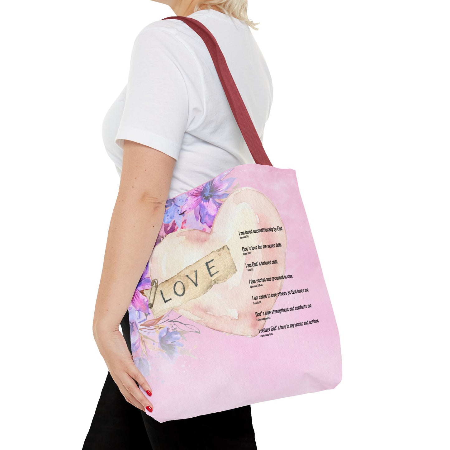 Love Affirmations Tote Bag