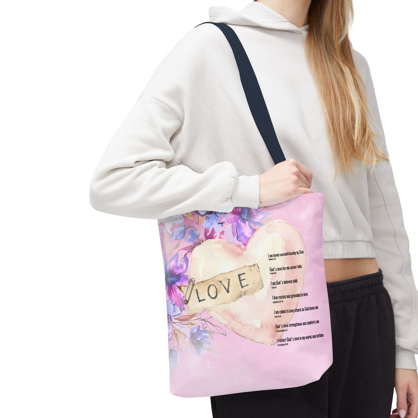 Love Affirmations Tote Bag