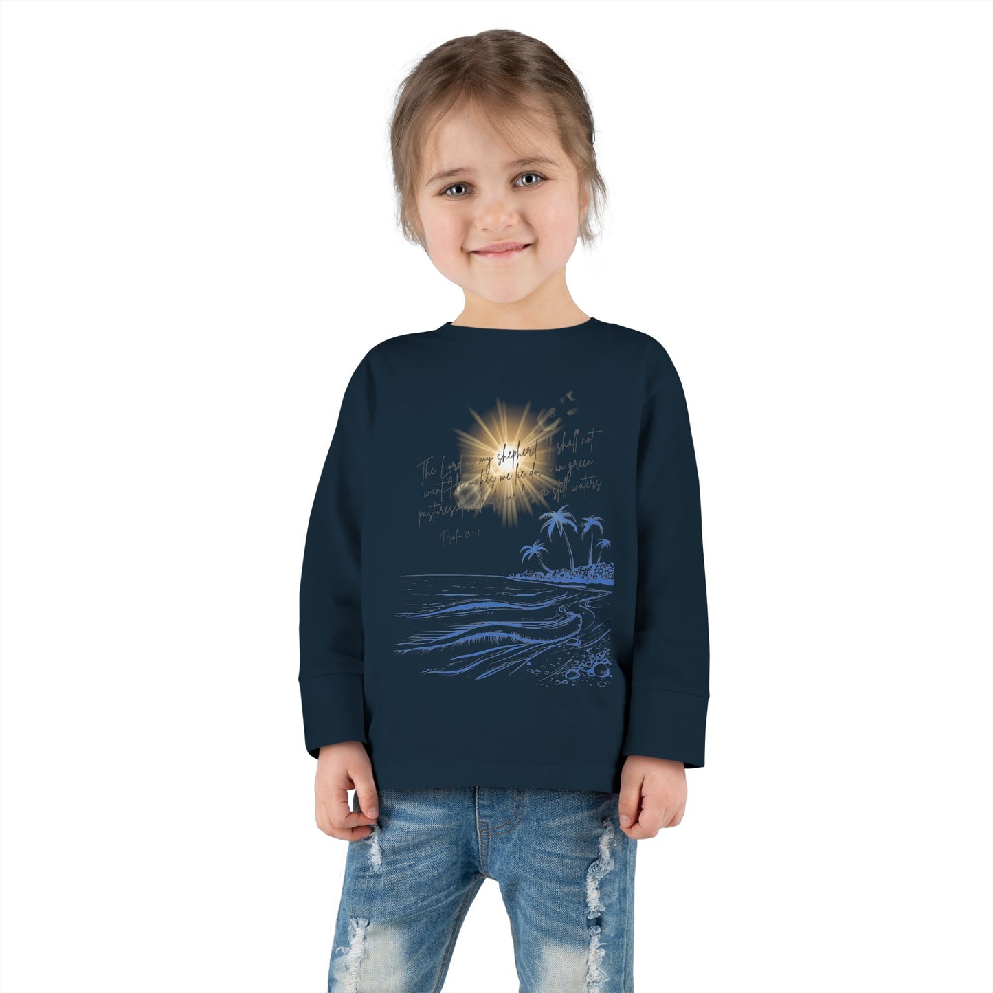 Psalm 23:1 Toddler Long Sleeve Tee