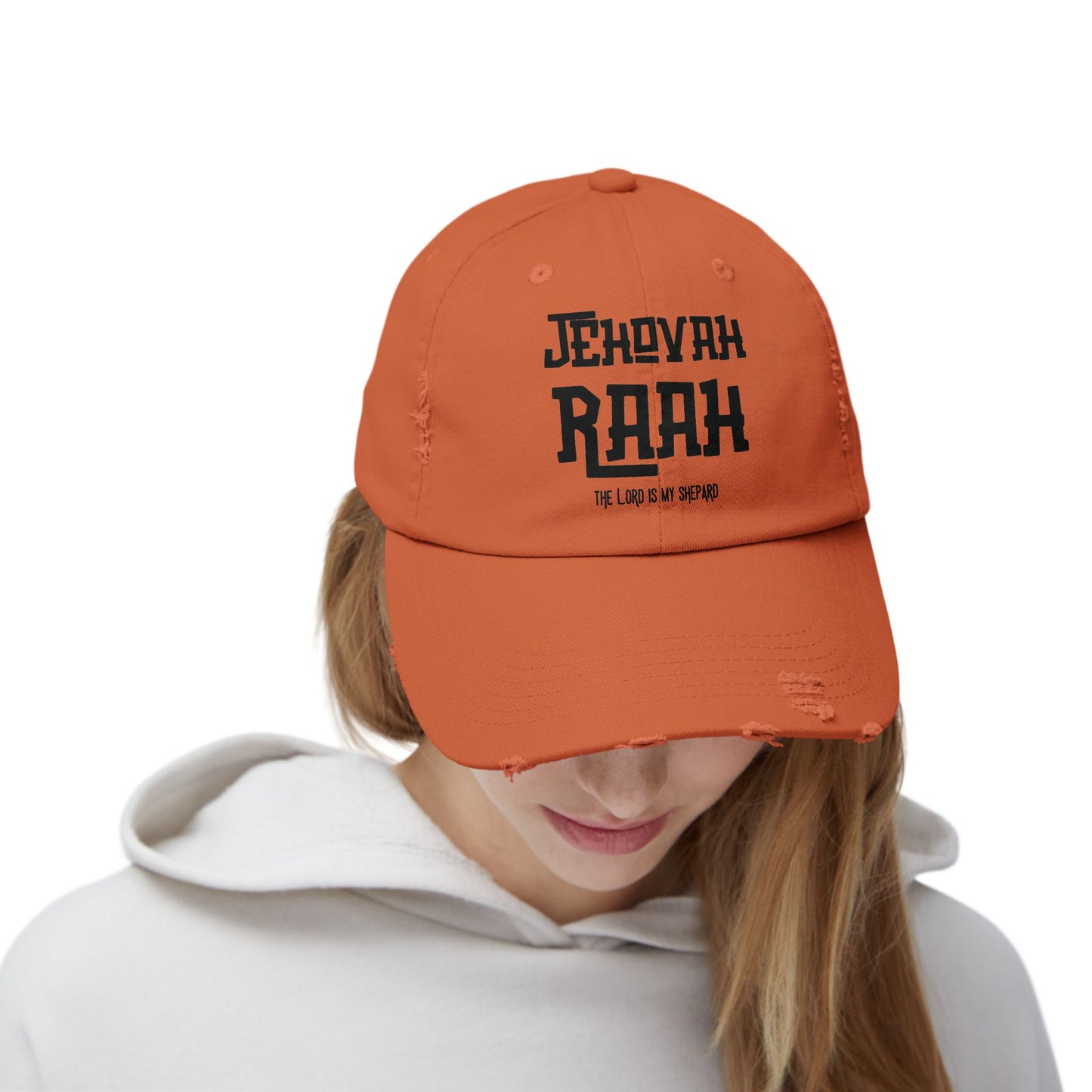 Jehovah Raah Distressed Cap - Vintage