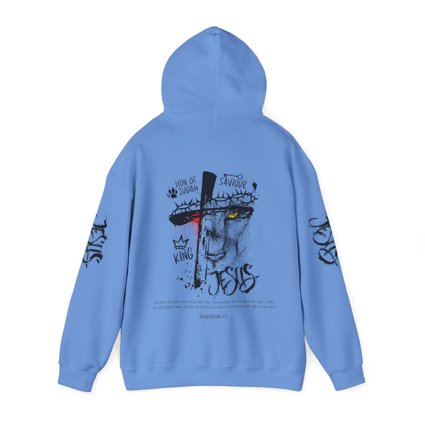 Lion of Judah Rev 5:5 Hooded Sweatshirt