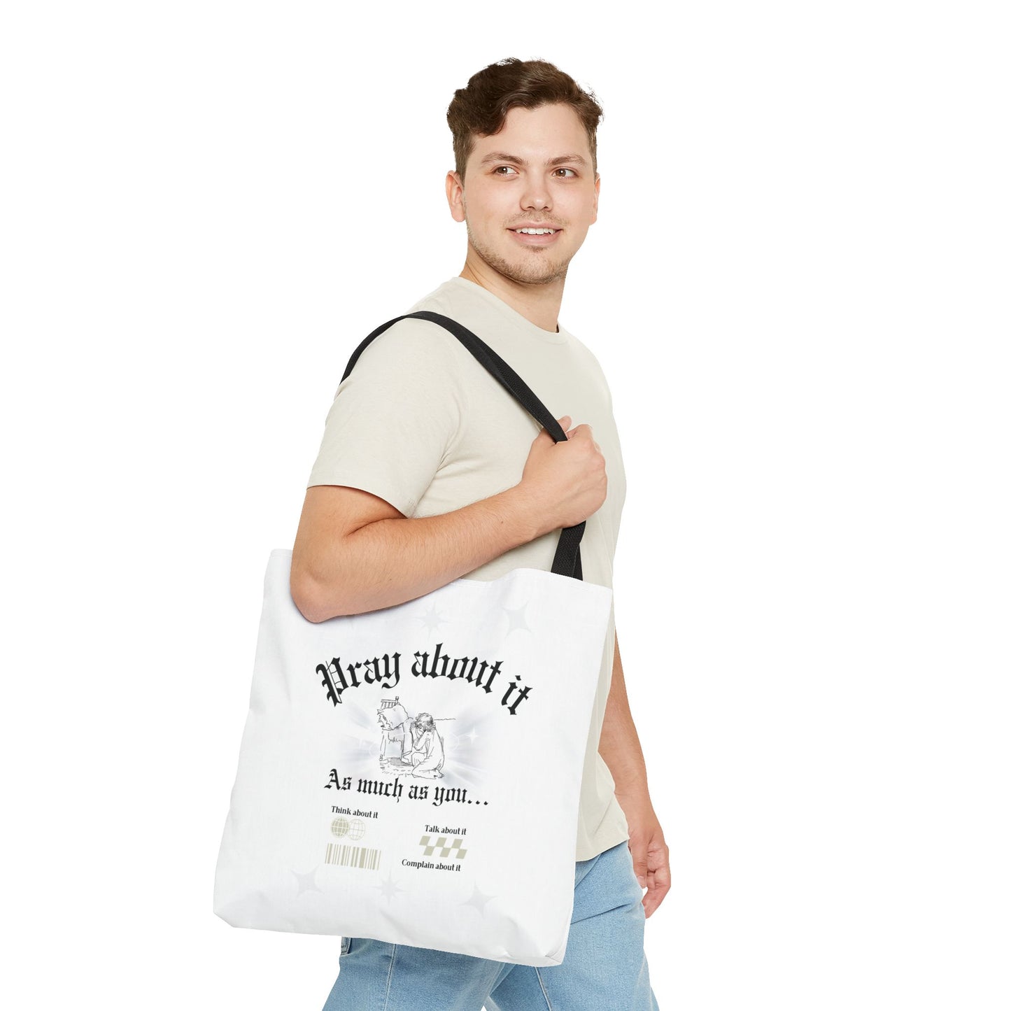 Pray about it Tote Bag