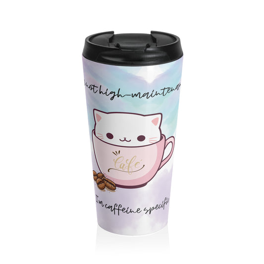 Caffeine Specific Stainless Steel Travel Mug