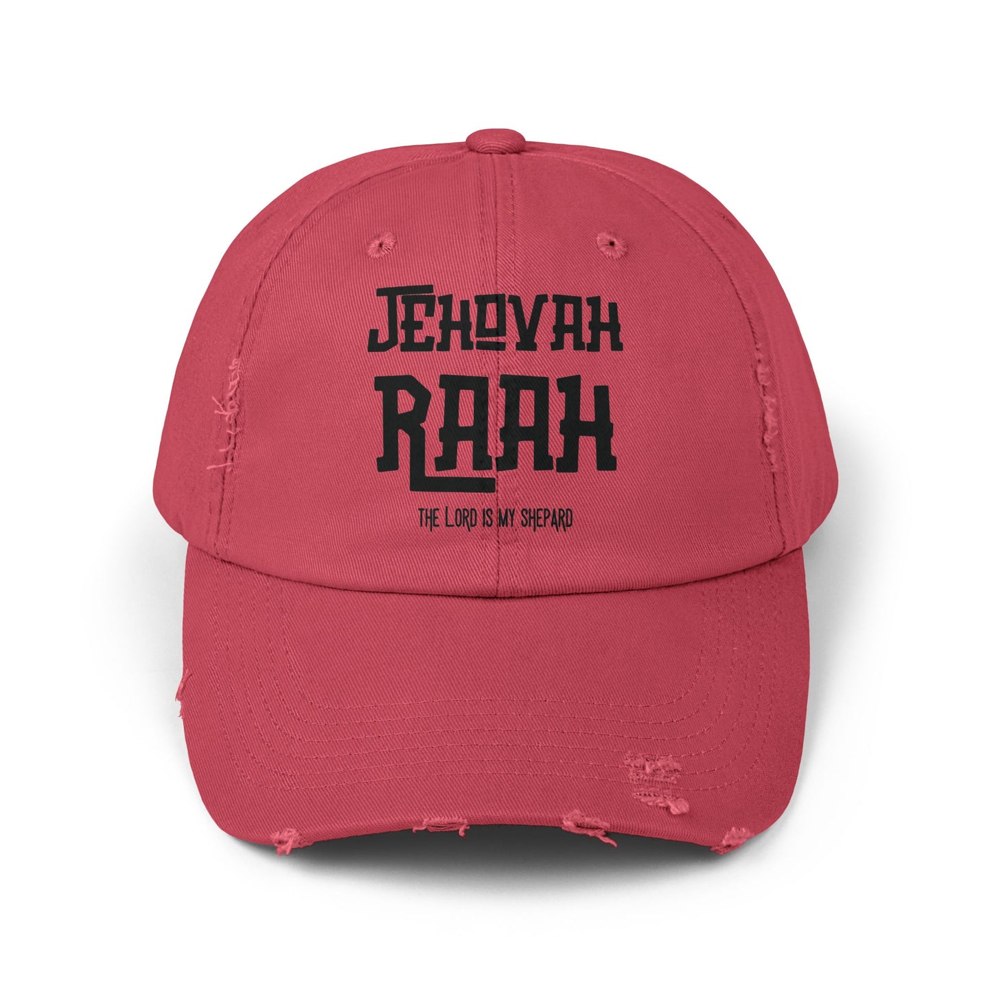 Jehovah Raah Distressed Cap - Vintage