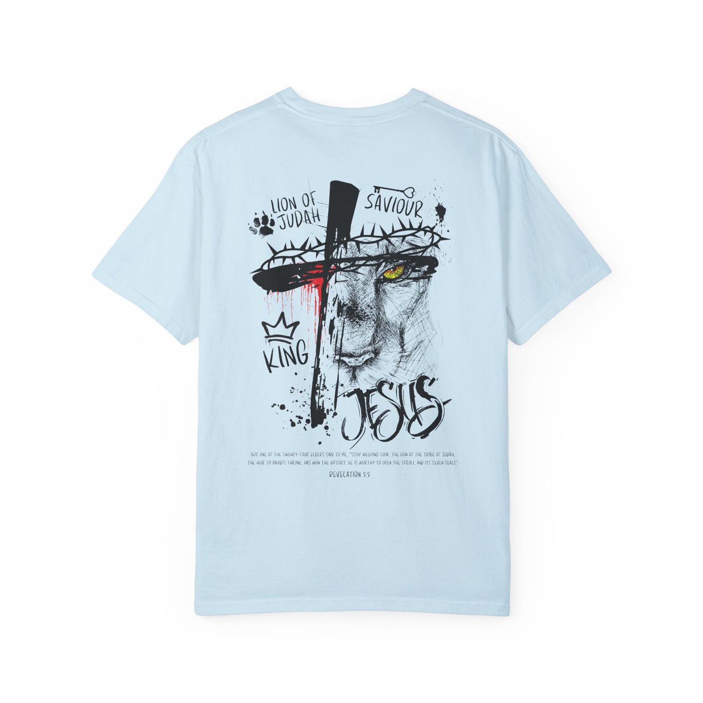 Lion of Judah Rev 5:5 T-shirt - Faith Inspired Streetwear