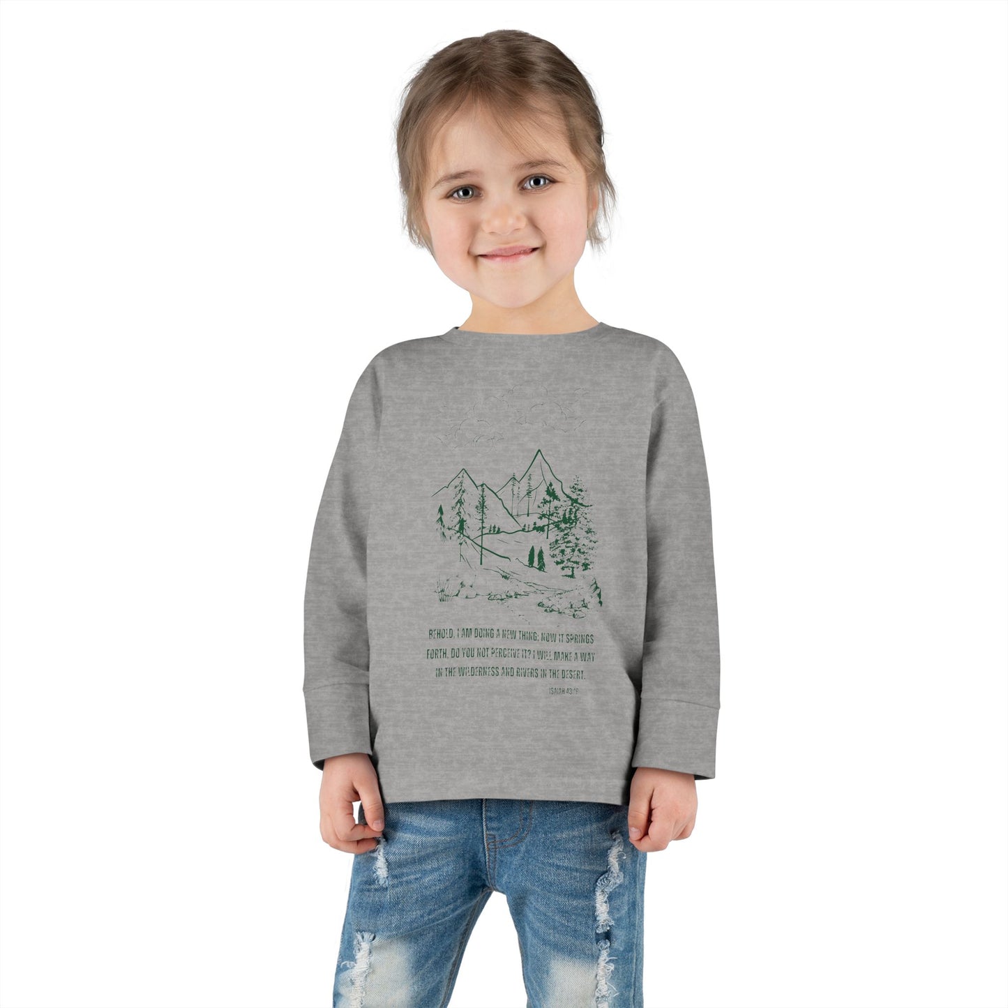 A New Thing Isaiah 43:19 Toddler Long Sleeve Tee