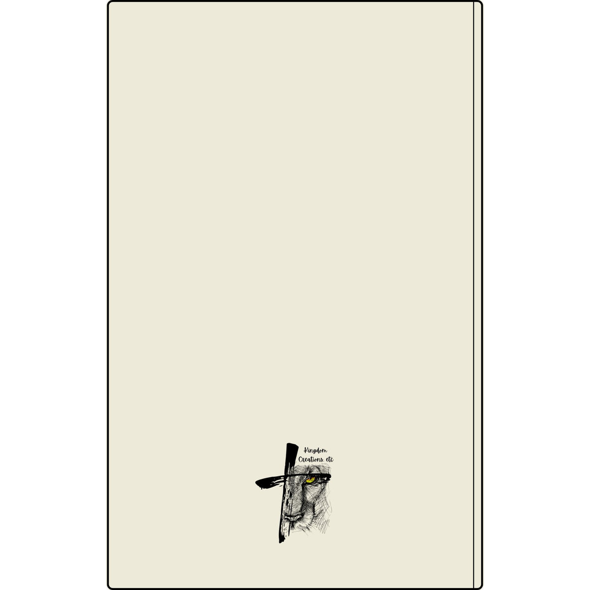 Engraved Vegan Leather Journal — "Grow, Pray" Floral Journal