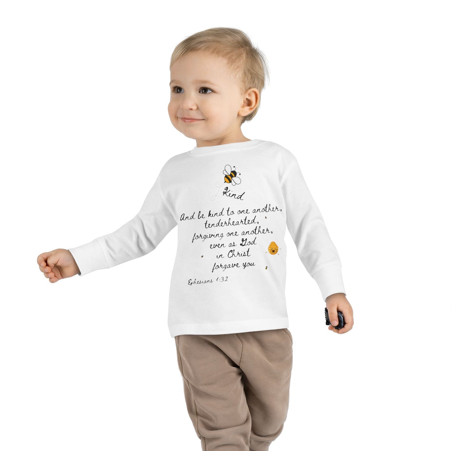 Bee kind Toddler Long Sleeve Tee