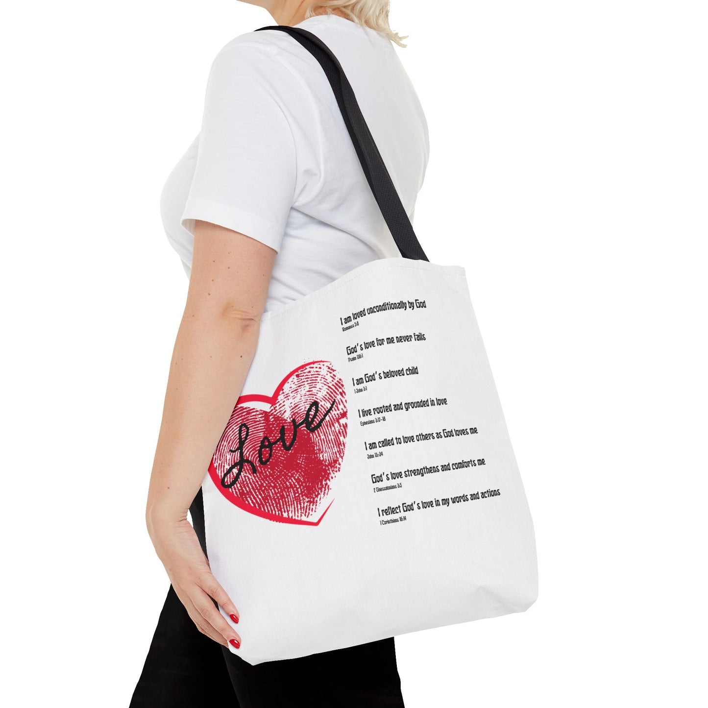 Love Affirmations Tote Bag