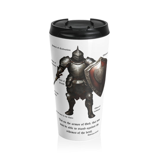 Full Armor of God Stainless Steel Travel Mug