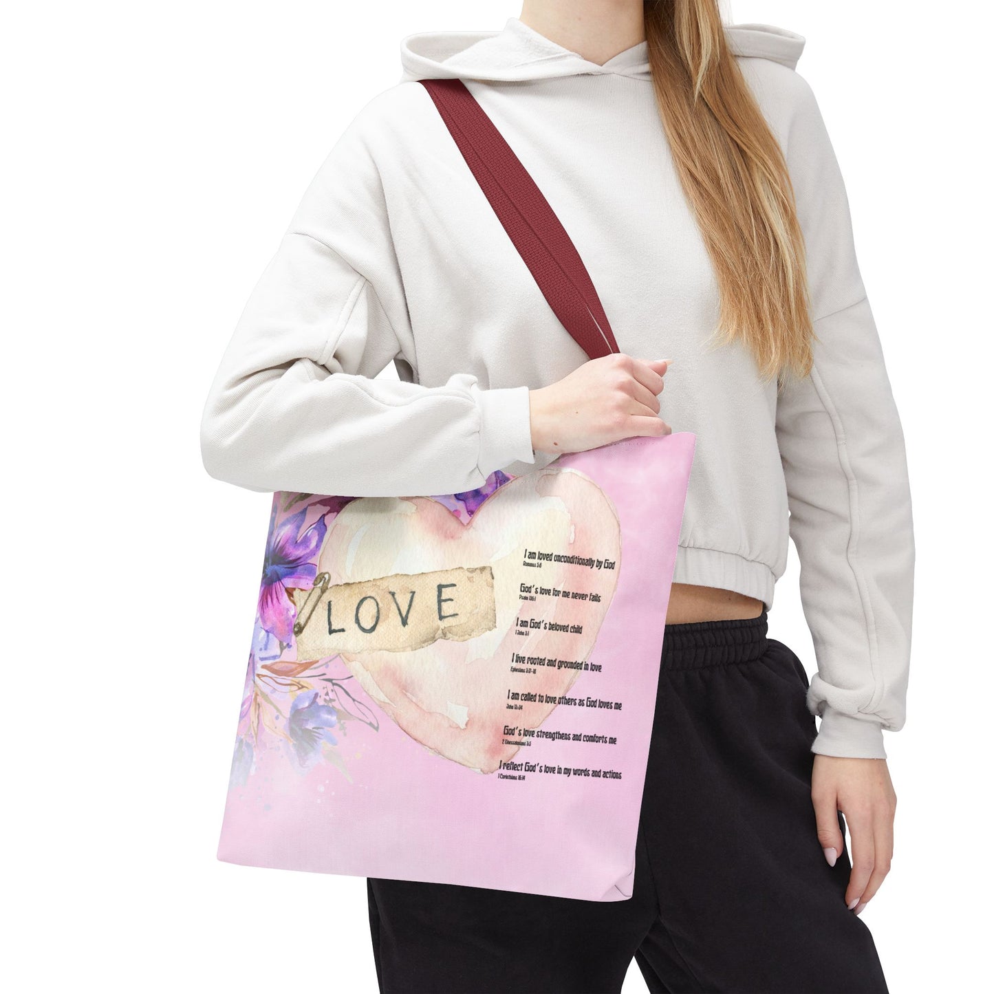 Love Affirmations Tote Bag