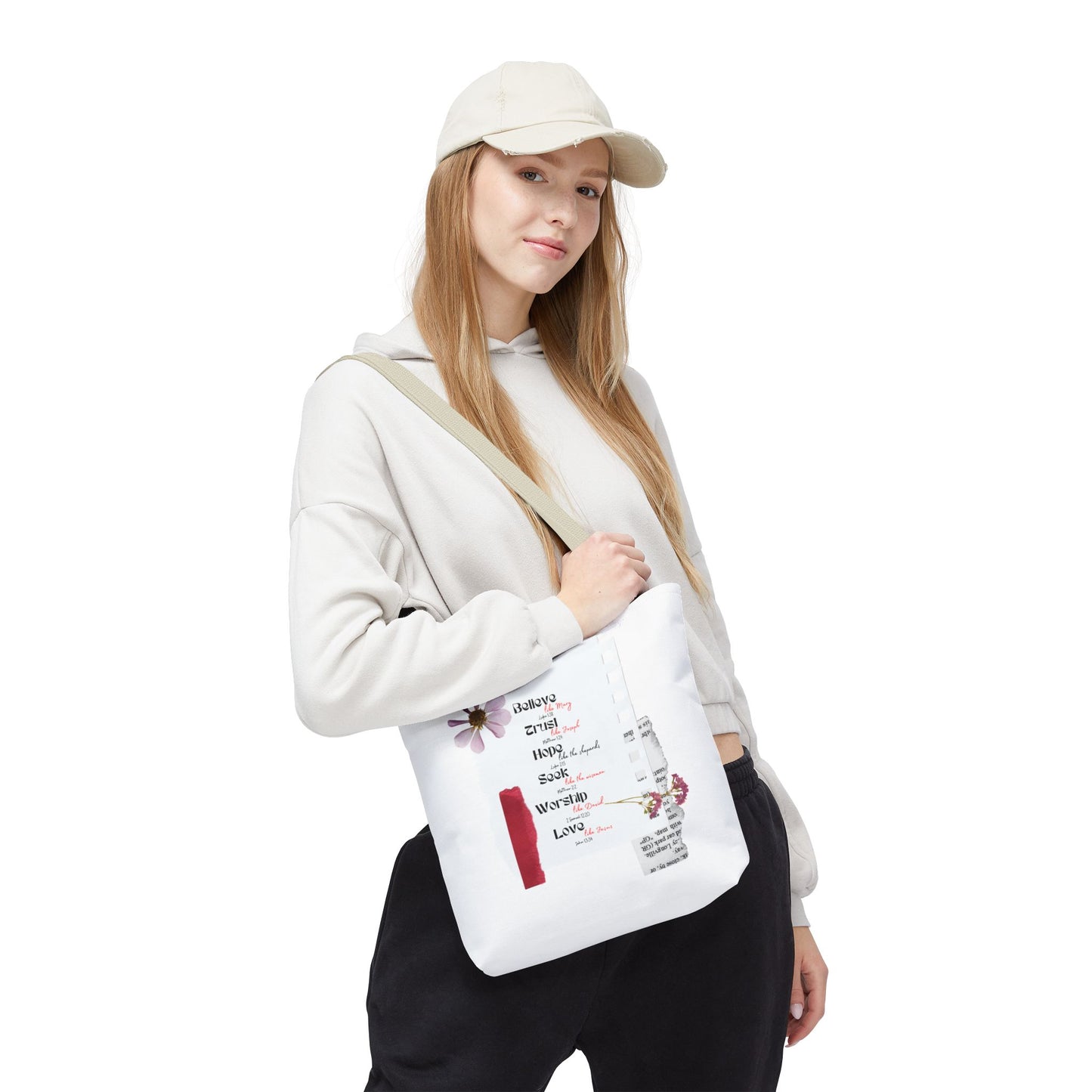 Believe Like Mary Tote Bag