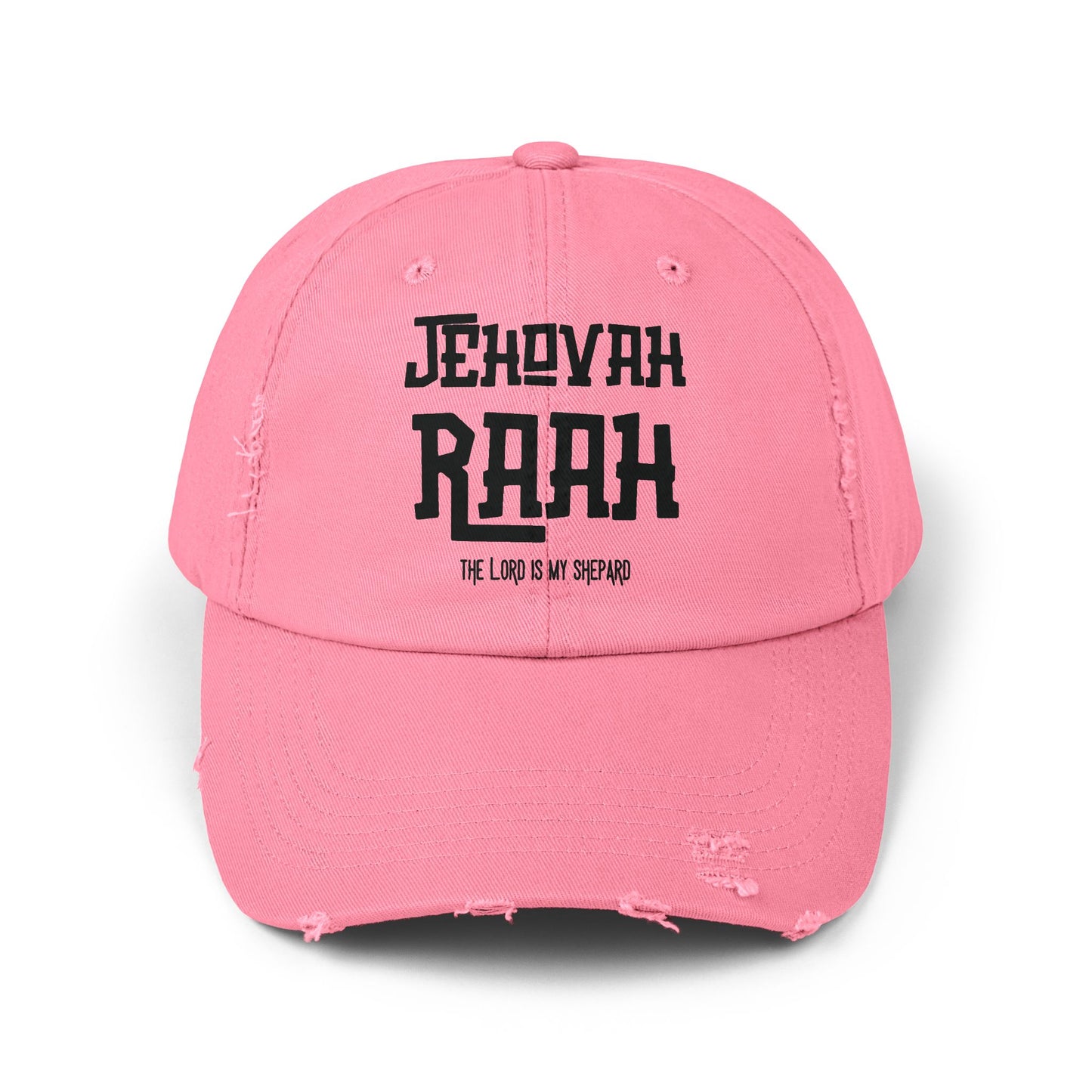 Jehovah Raah Distressed Cap - Vintage