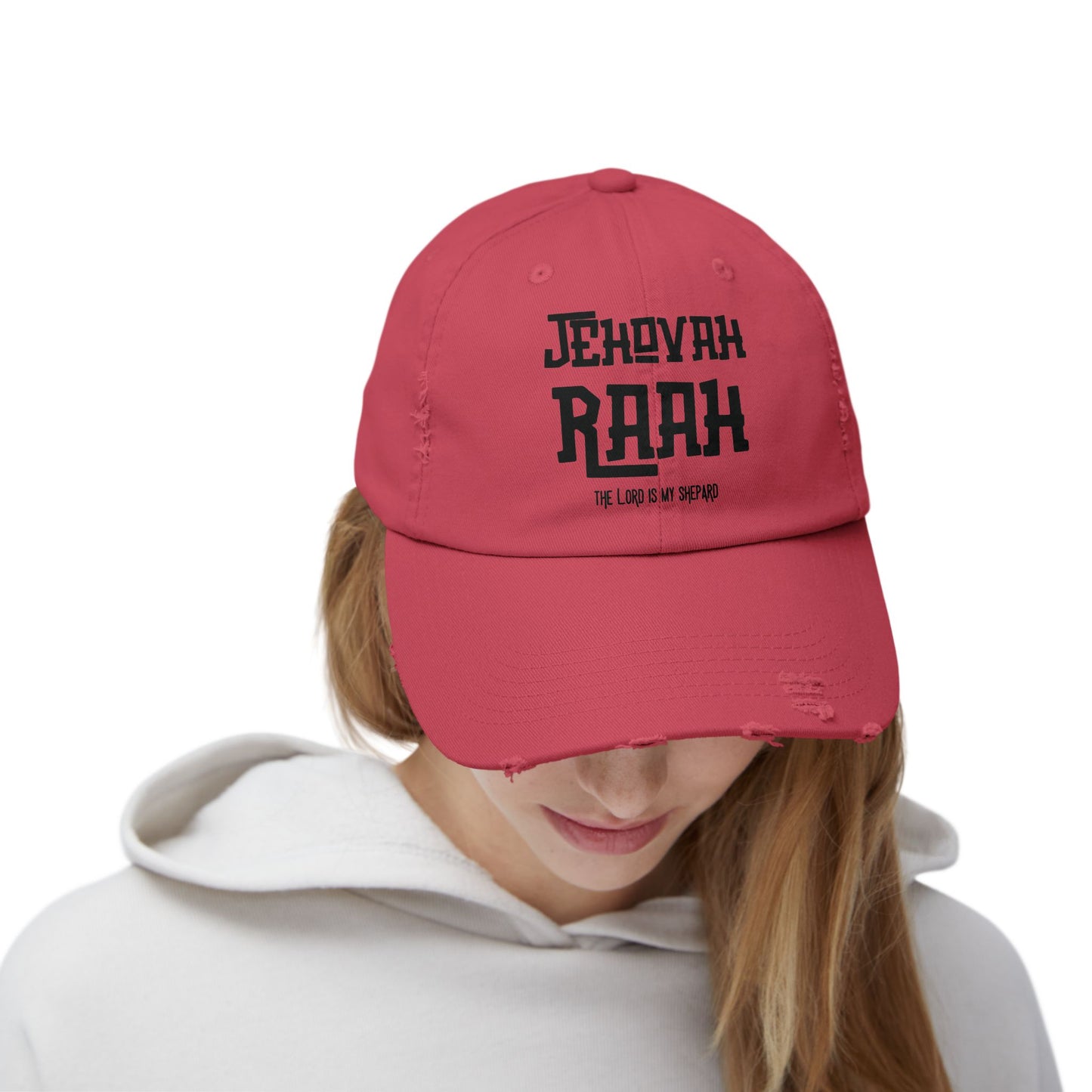 Jehovah Raah Distressed Cap - Vintage
