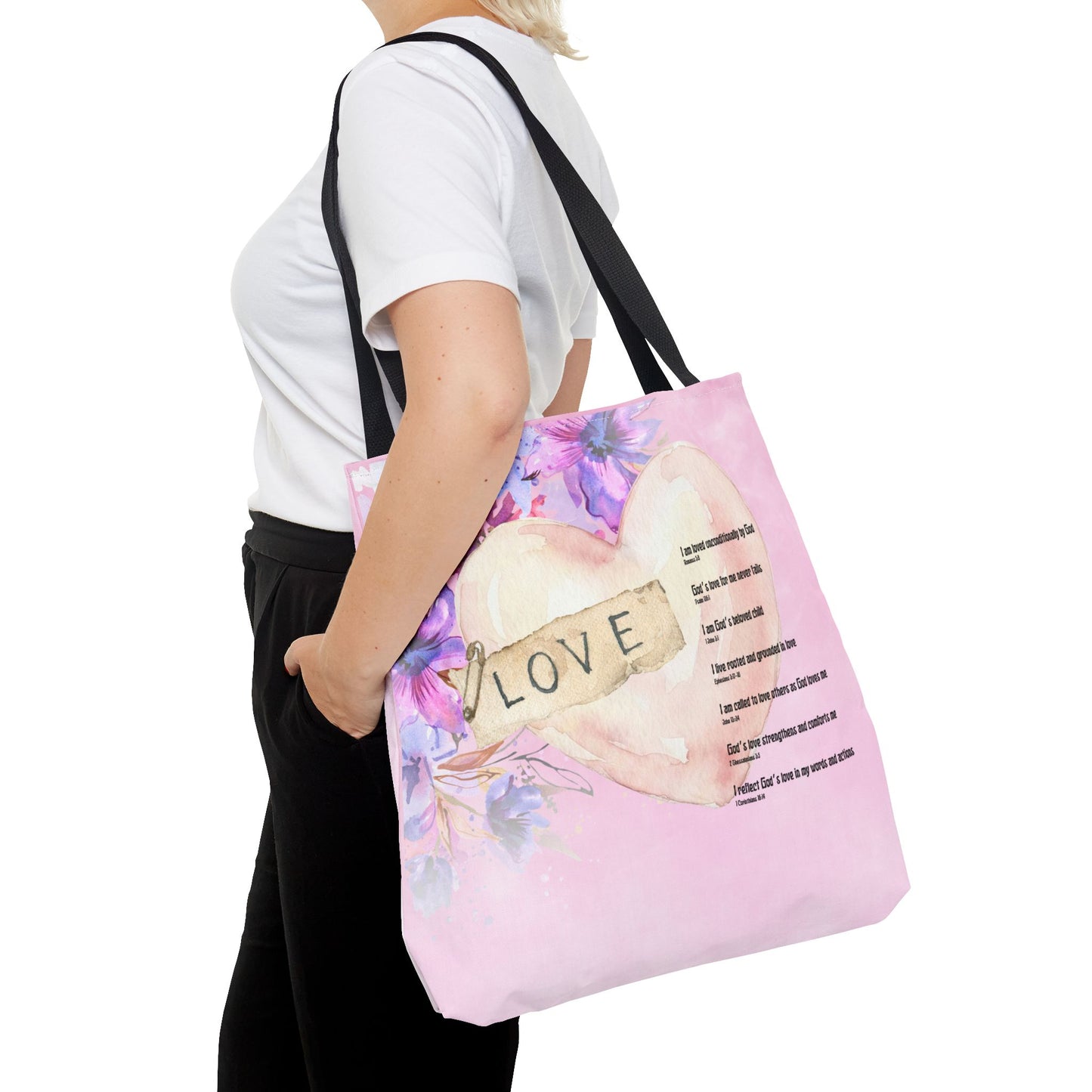 Love Affirmations Tote Bag