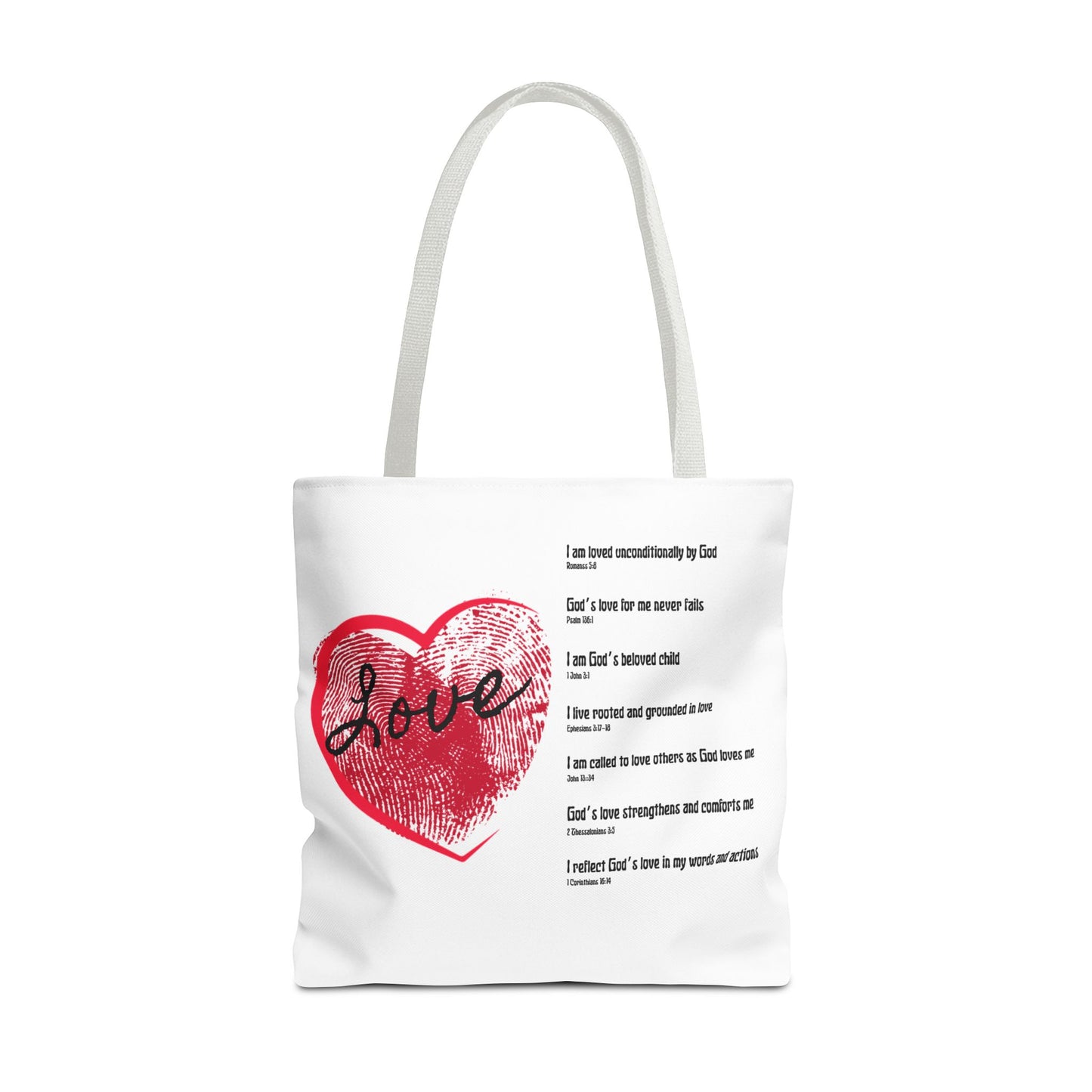 Love Affirmations Tote Bag