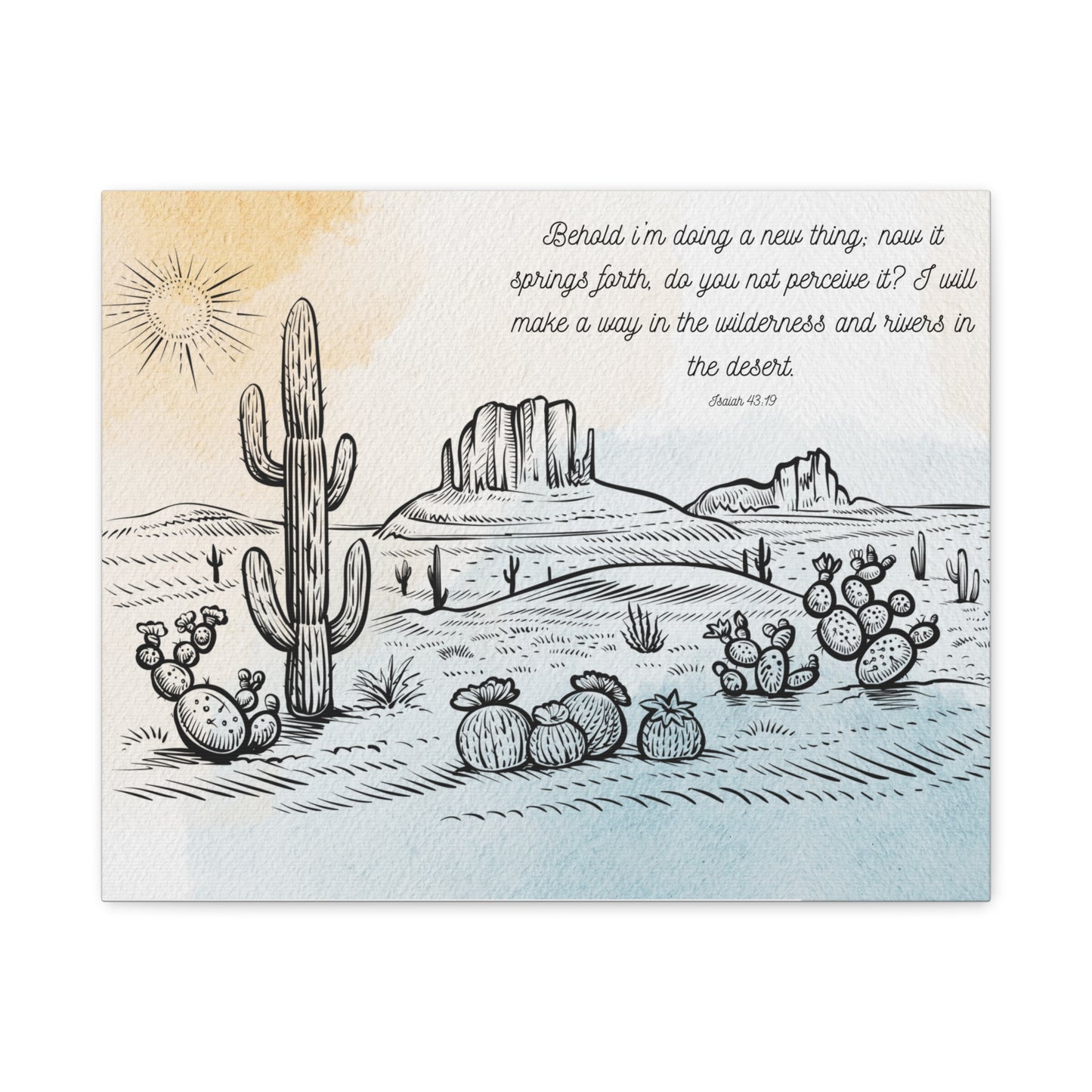 I am Doing a New Thing Canvas Art