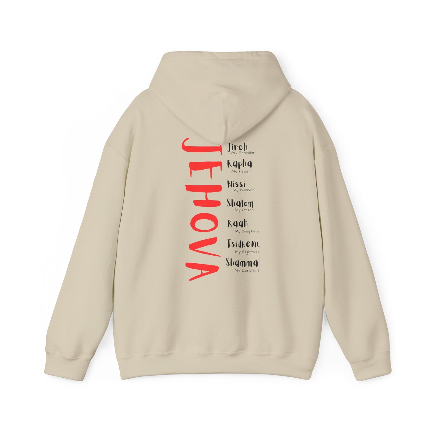 Jehovah Hooded Sweatshirt - Comfort and Spirituality