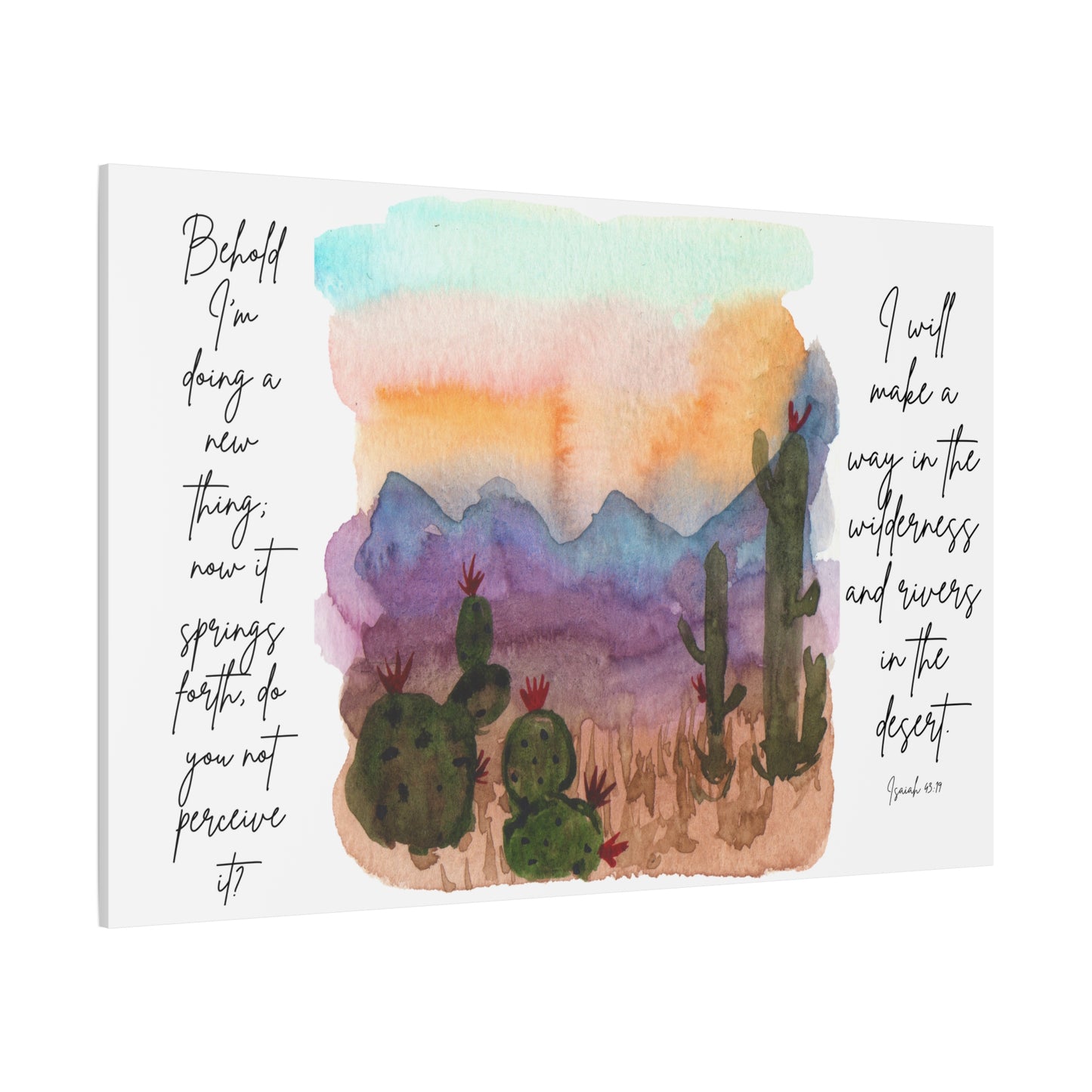 Do you not perceive it Canvas Art