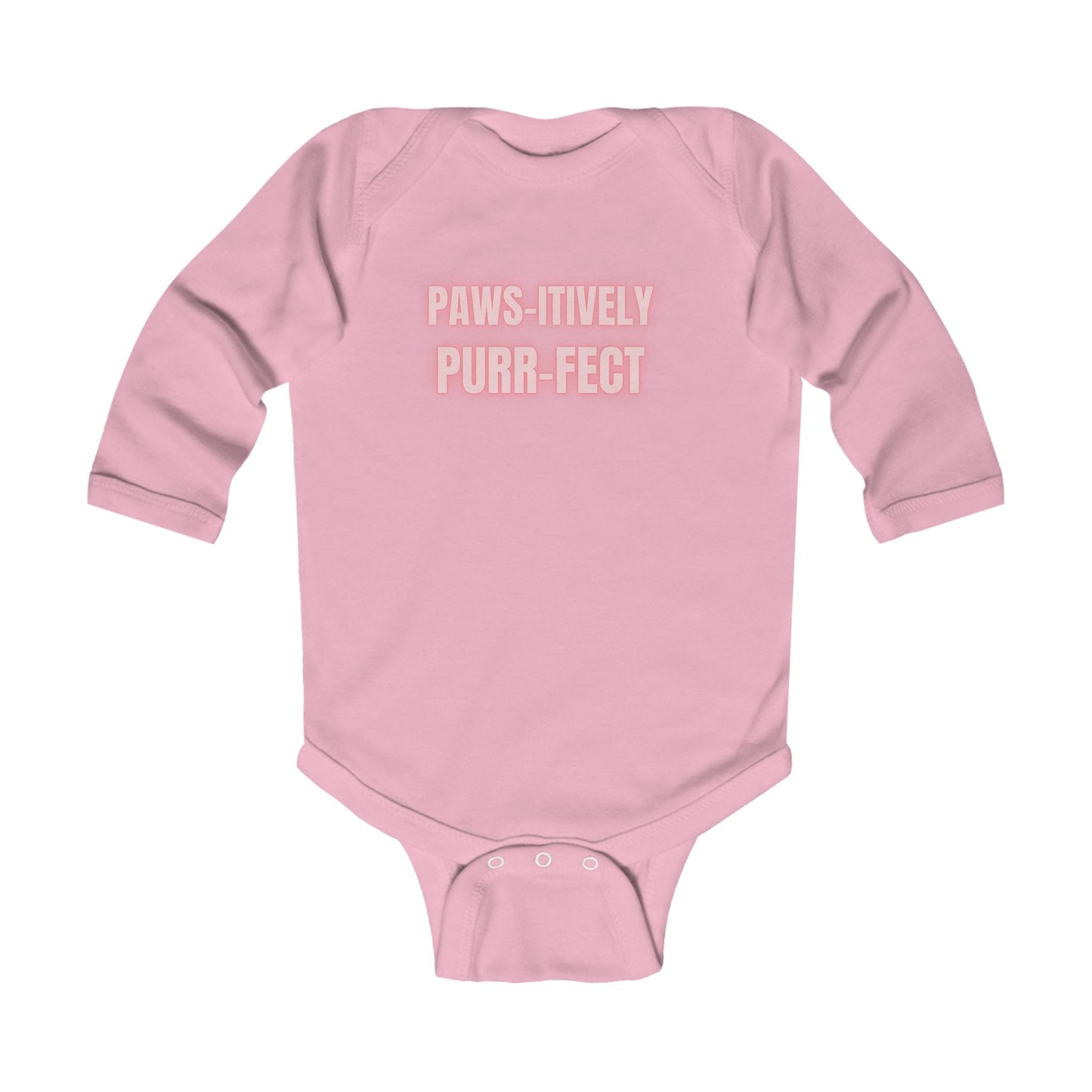 Paws-itively Purr-fect Infant Long Sleeve Bodysuit - Perfect Gift for New Parents