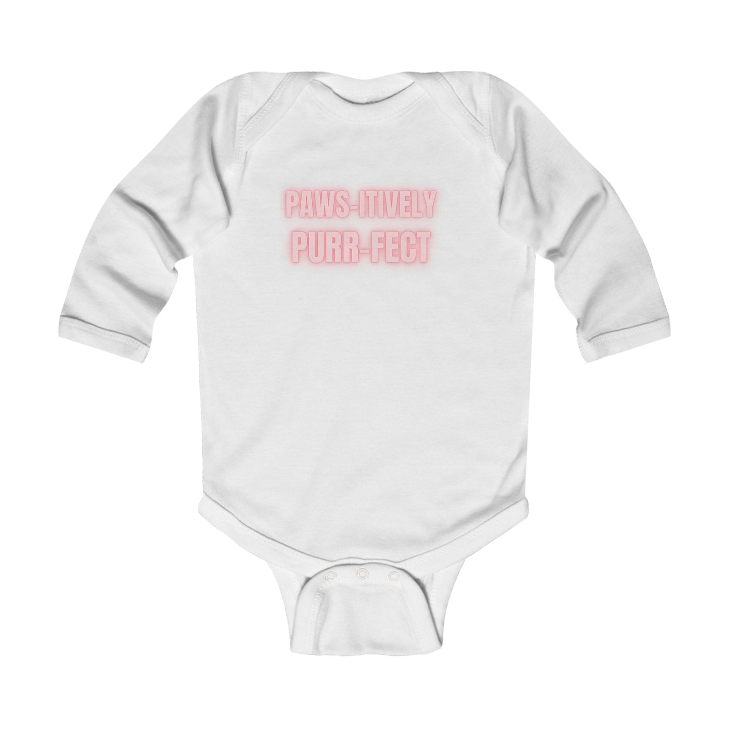 Paws-itively Purr-fect Infant Long Sleeve Bodysuit - Perfect Gift for New Parents