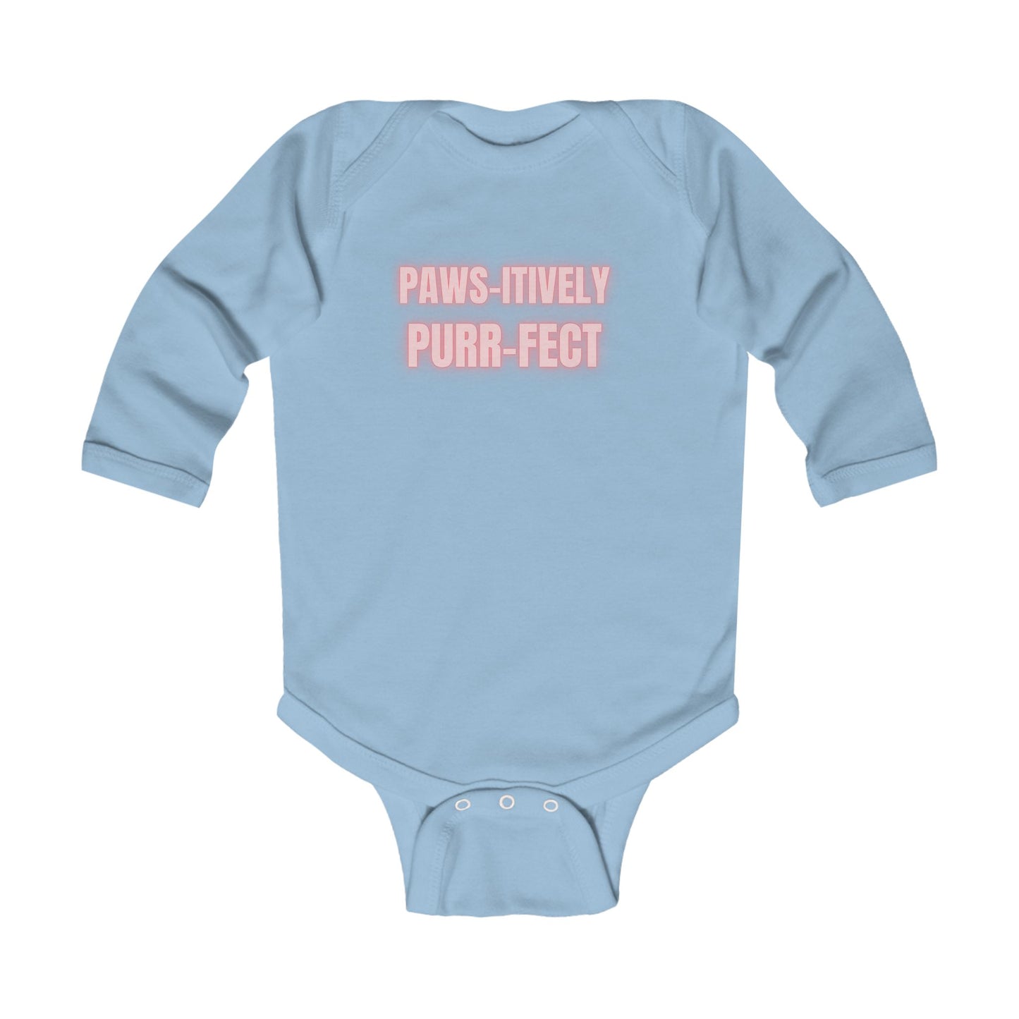 Paws-itively Purr-fect Infant Long Sleeve Bodysuit - Perfect Gift for New Parents