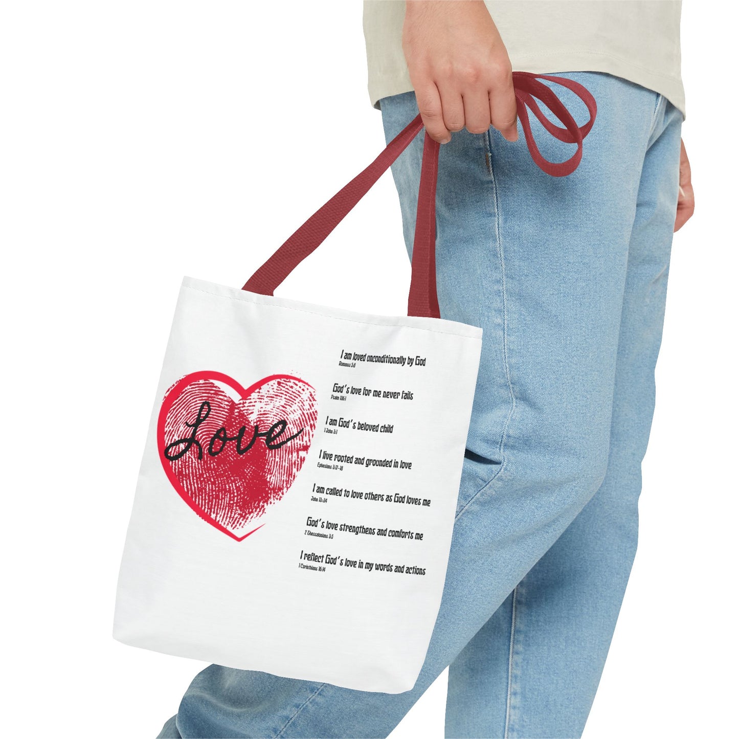 Love Affirmations Tote Bag