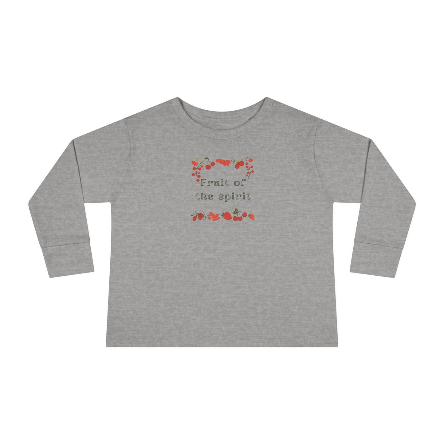 Fruitofhe Spirit Toddler Long Sleeve Tee