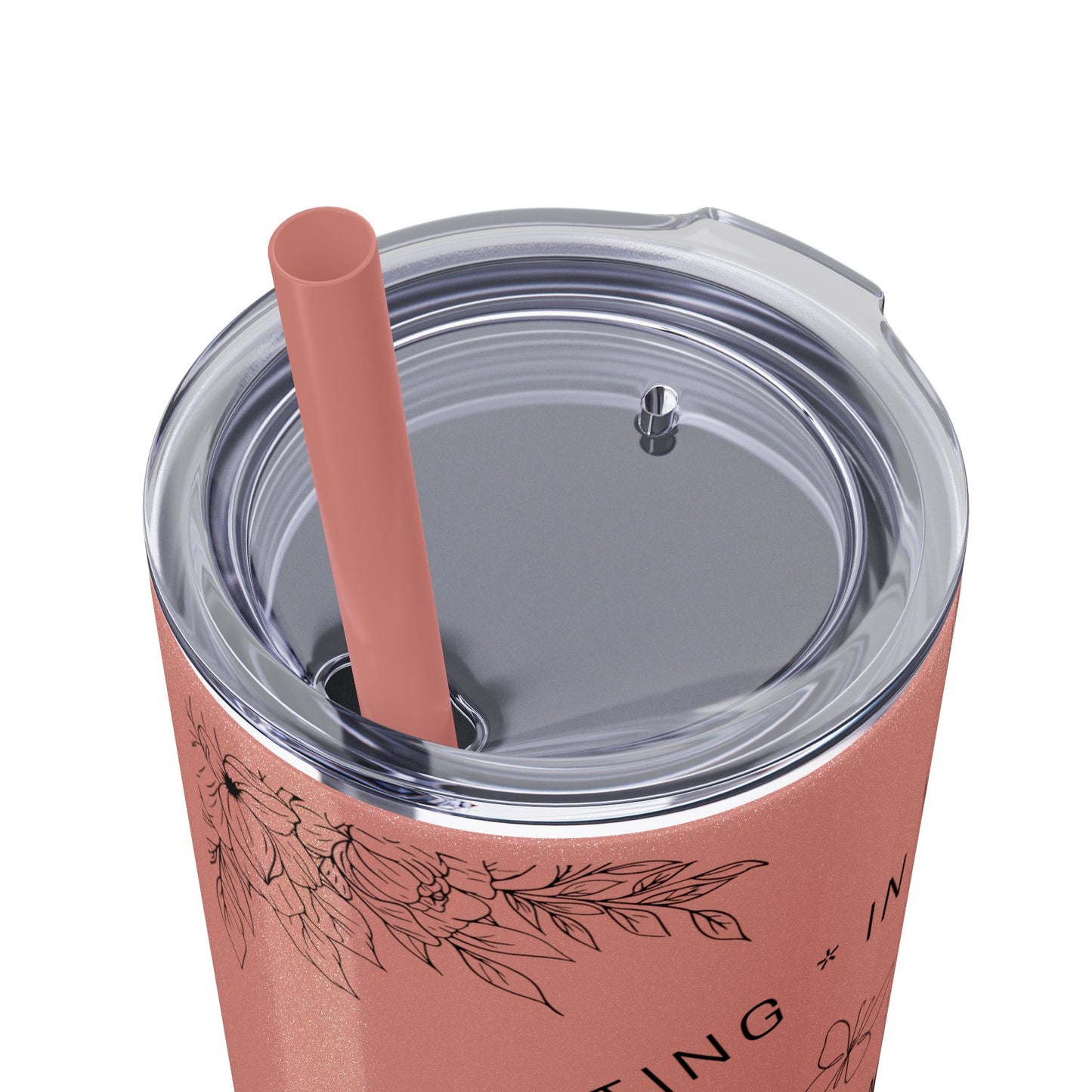 There was Jesus Skinny Tumbler with Straw - 20oz