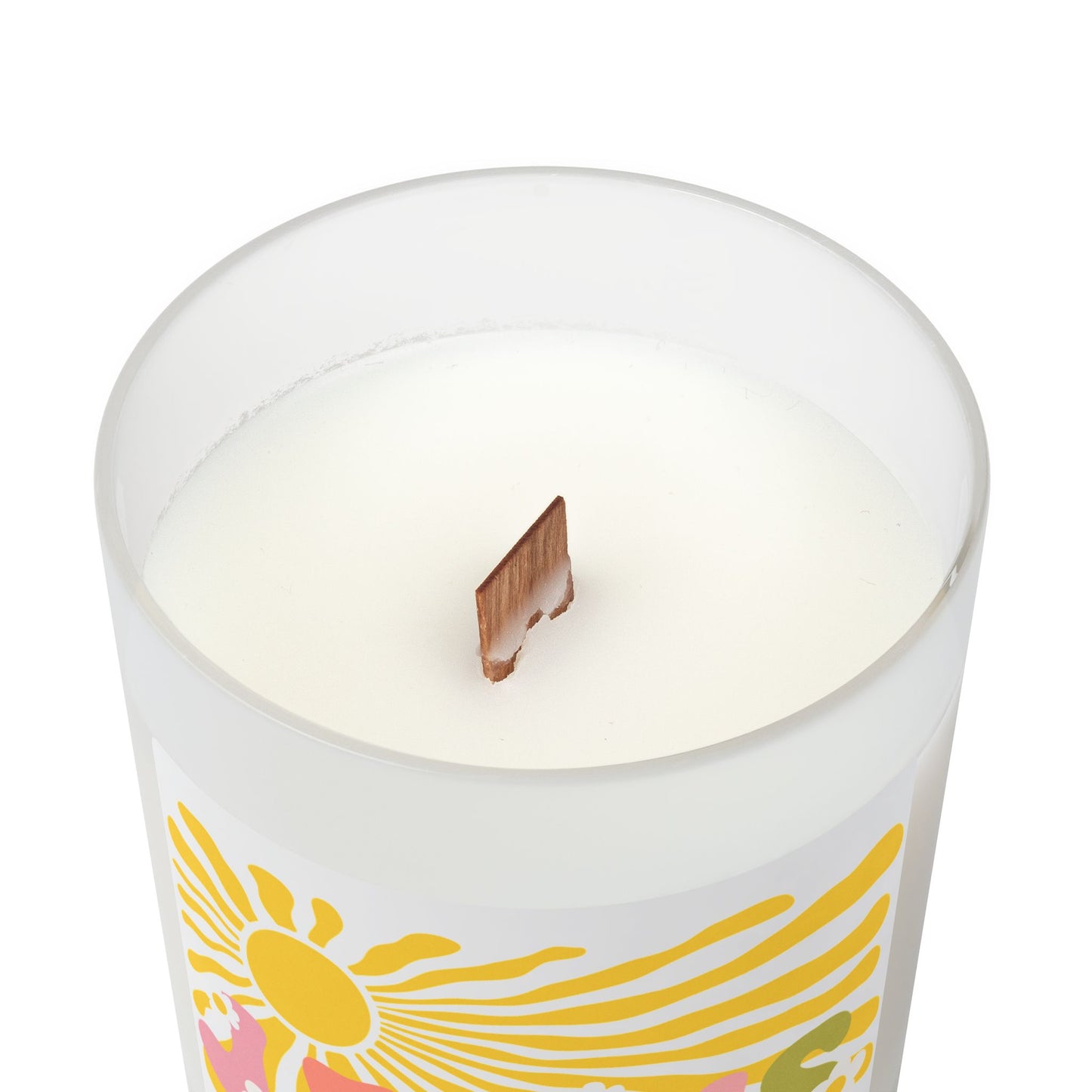 Groovy Jesus Frosted Glass Candle, 11oz