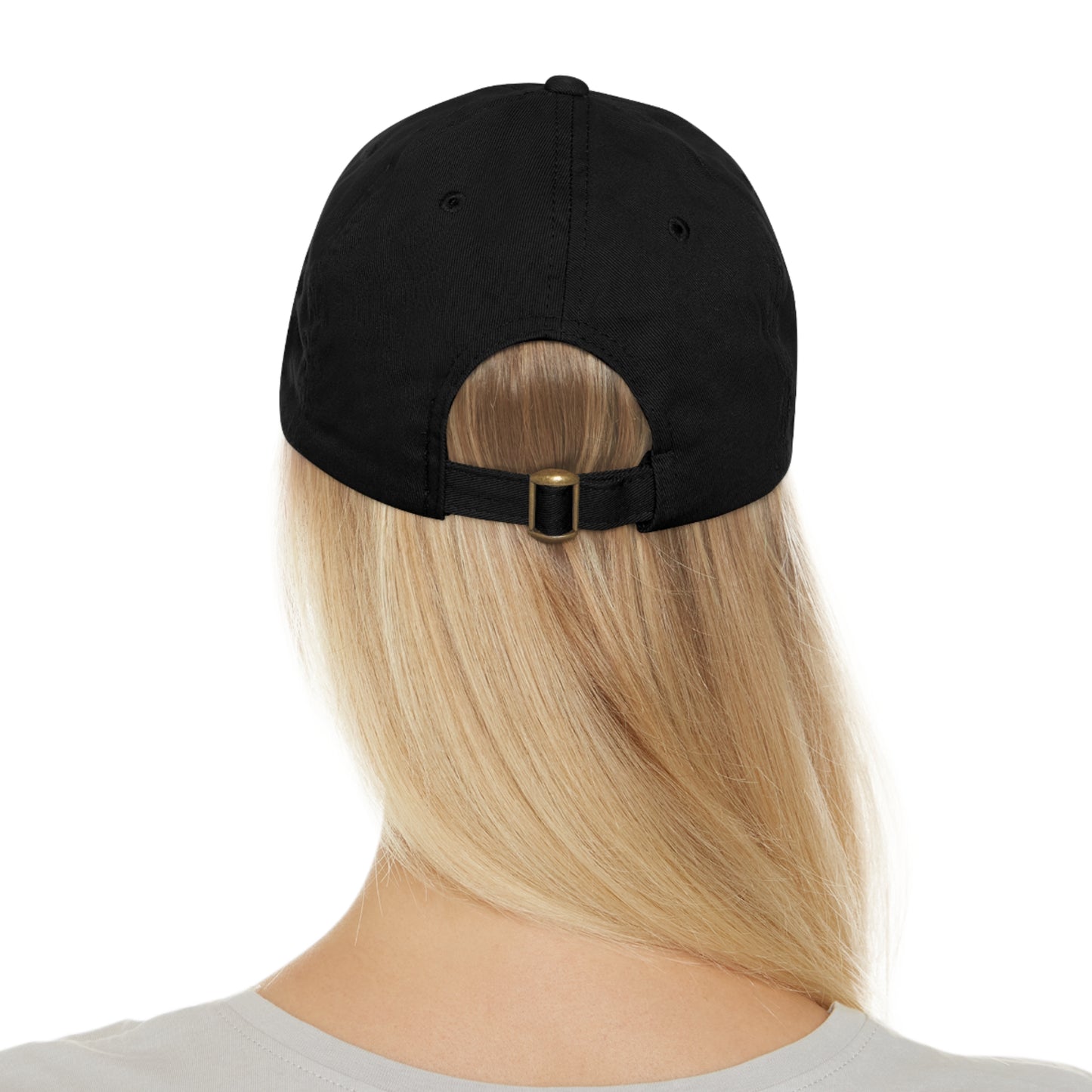 Bee Kind baseball cap with leather patch